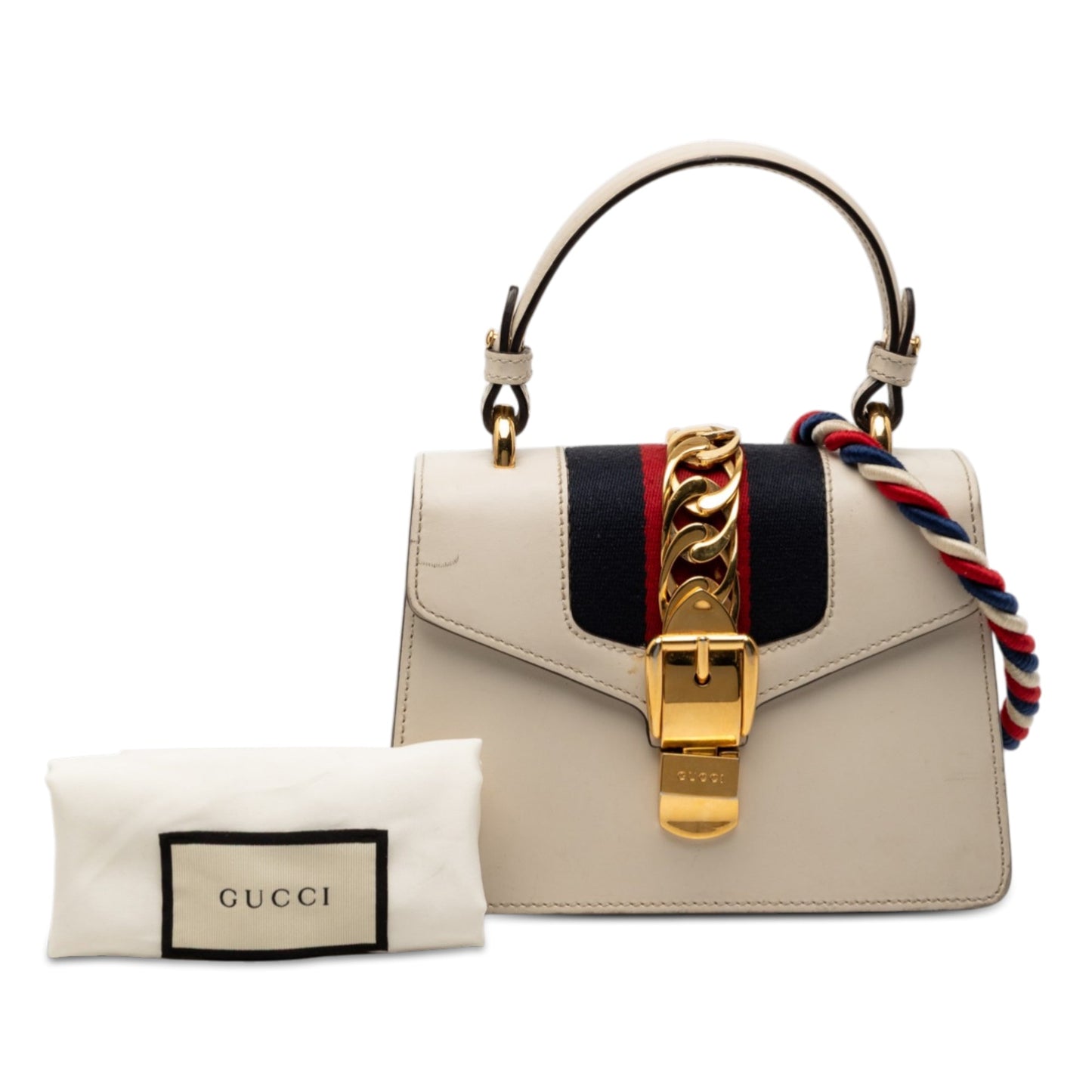 Gucci Mini Calfskin Sylvie Satchel