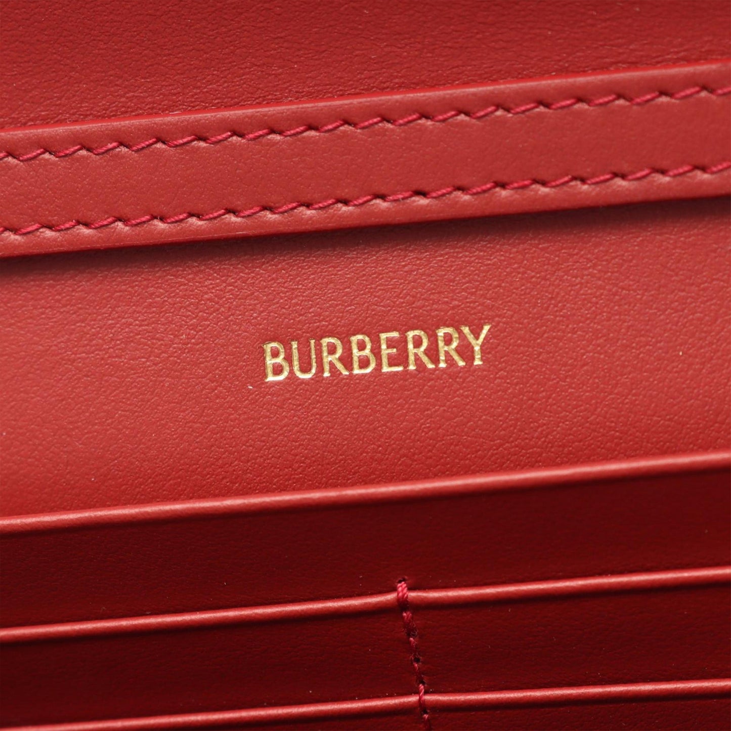 Burberry House Check Coated Canvas Wallet On Chain