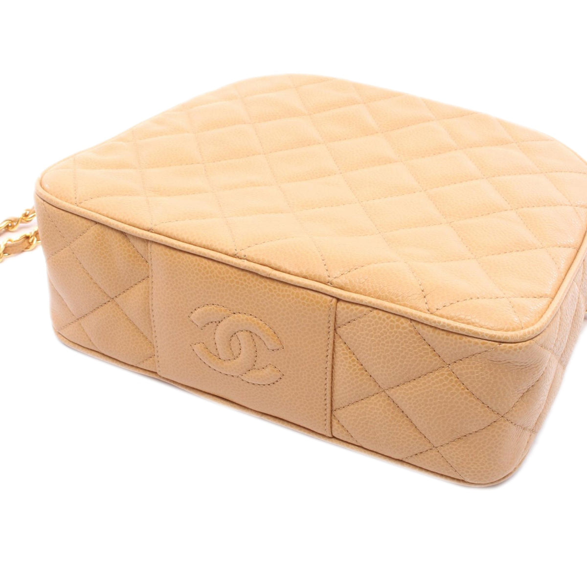 Chanel Quilted Caviar Camera Bag