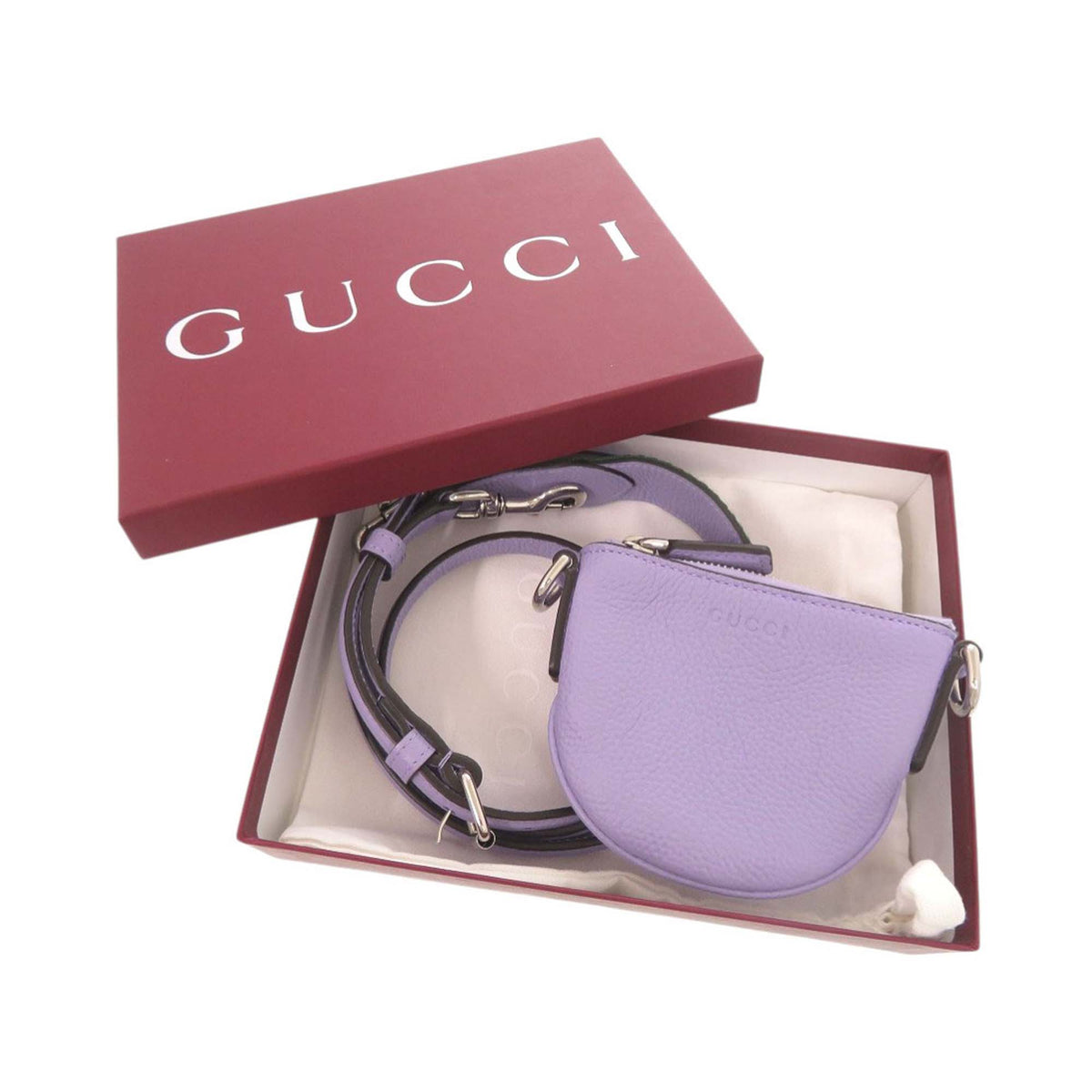 Gucci Micro Mini Calfskin Web B Crossbody