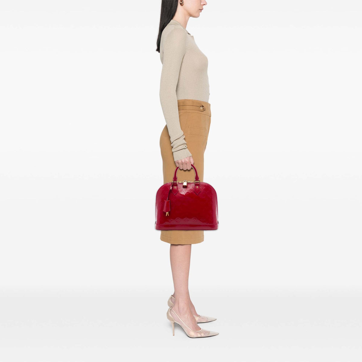 Louis Vuitton Monogram Vernis Alma PM