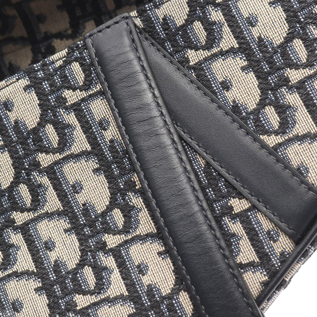 Dior Mini Oblique Canvas Saddle Bag