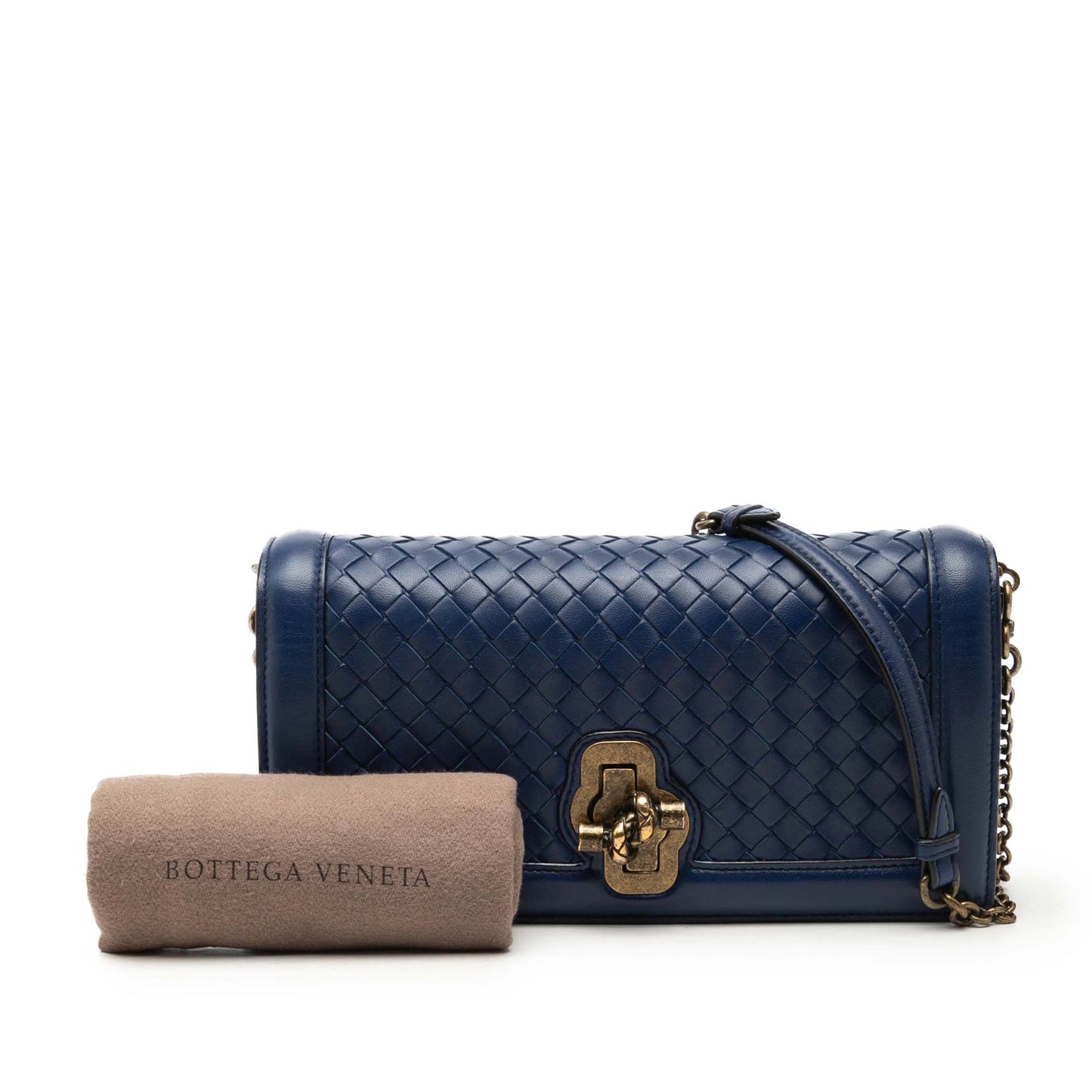 Bottega Veneta Nappa Intrecciato Olimpia Knot Crossbody