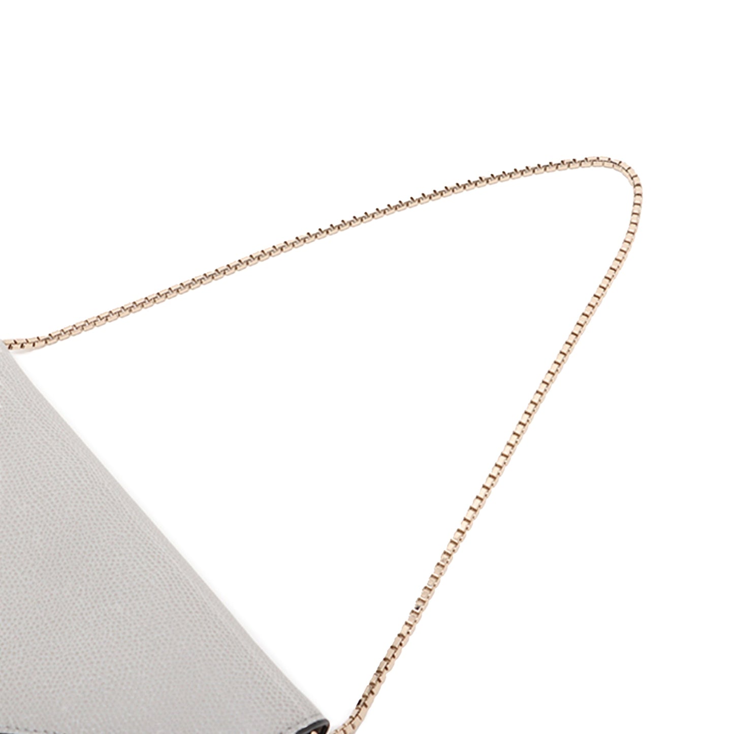 Valextra Leather Iside Chain Wallet