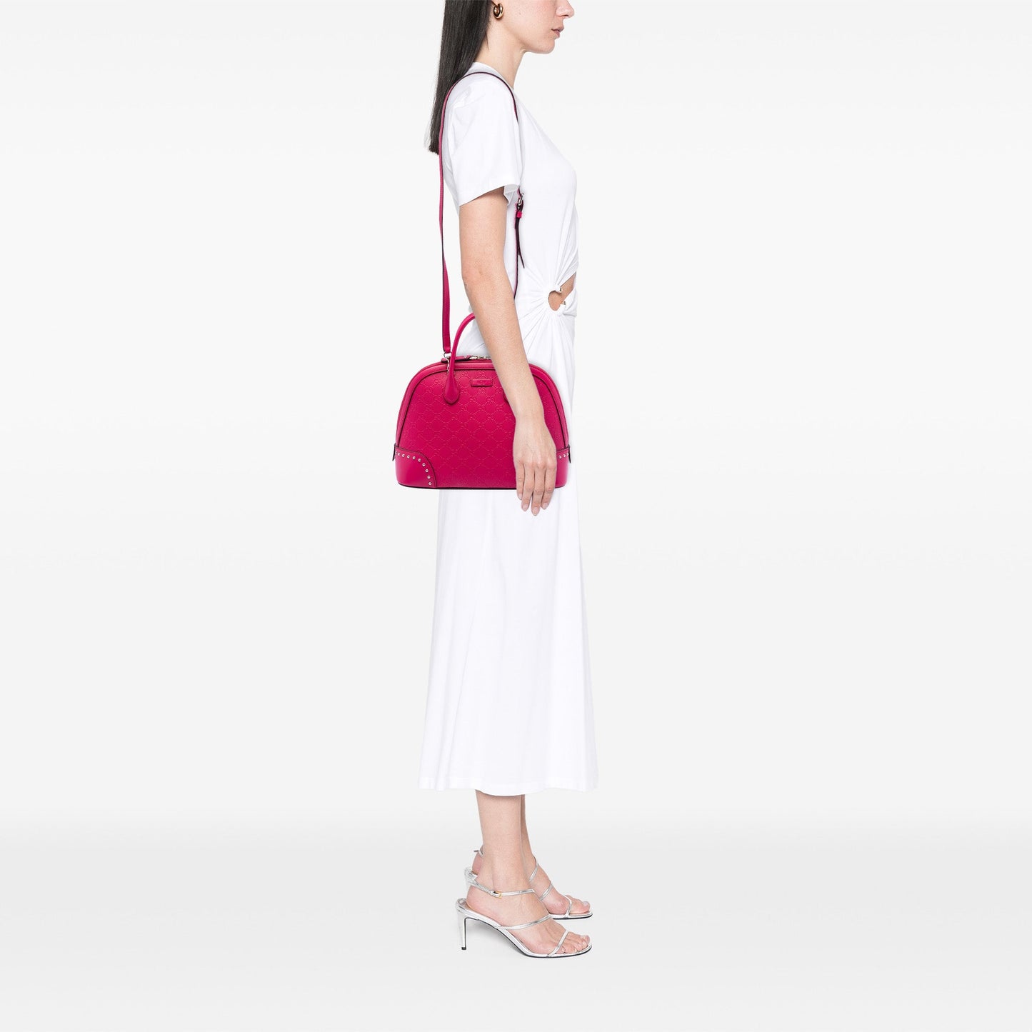 Gucci Guccissima Hilary Lux Dome Satchel