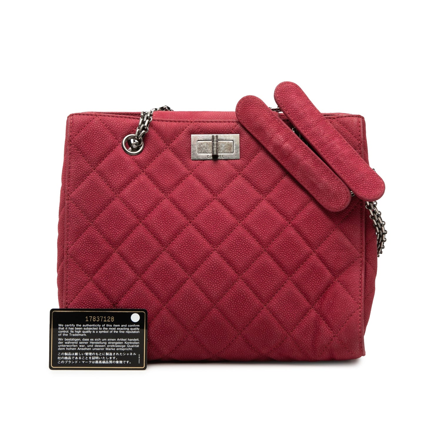 Quilted Caviar Reissue 2.55 Tote
