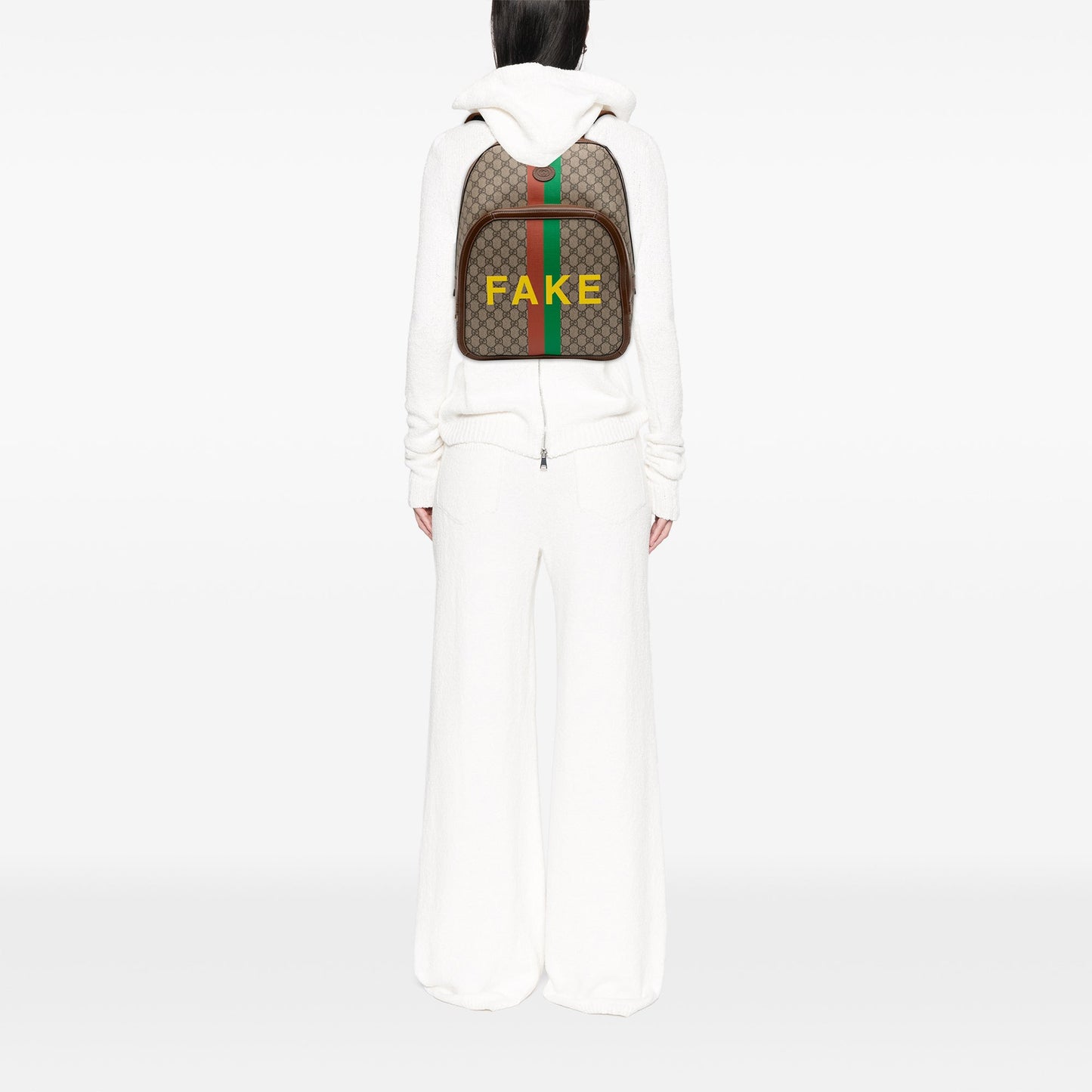 Medium GG Supreme Fake Not Backpack