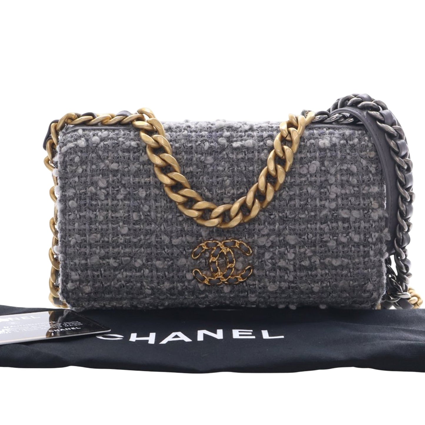 Chanel Tweed 19 Wallet On Chain
