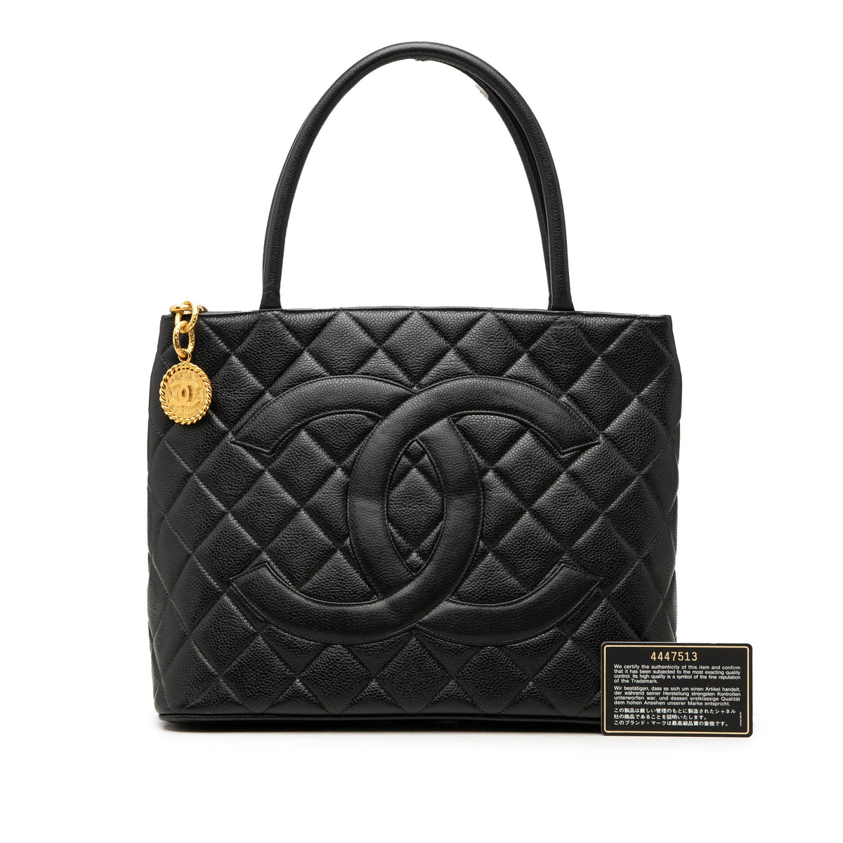 Chanel Caviar Medallion Tote