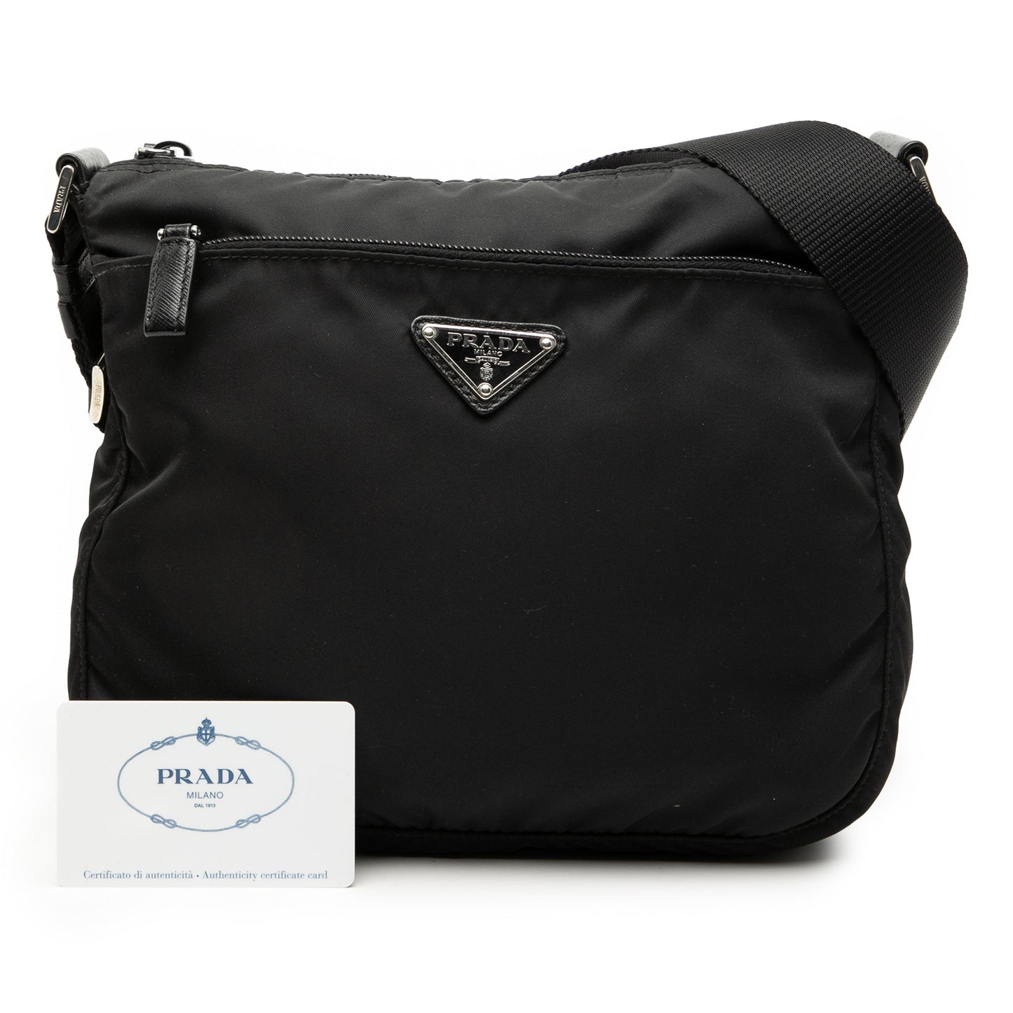 Prada Tessuto Zip Top Crossbody