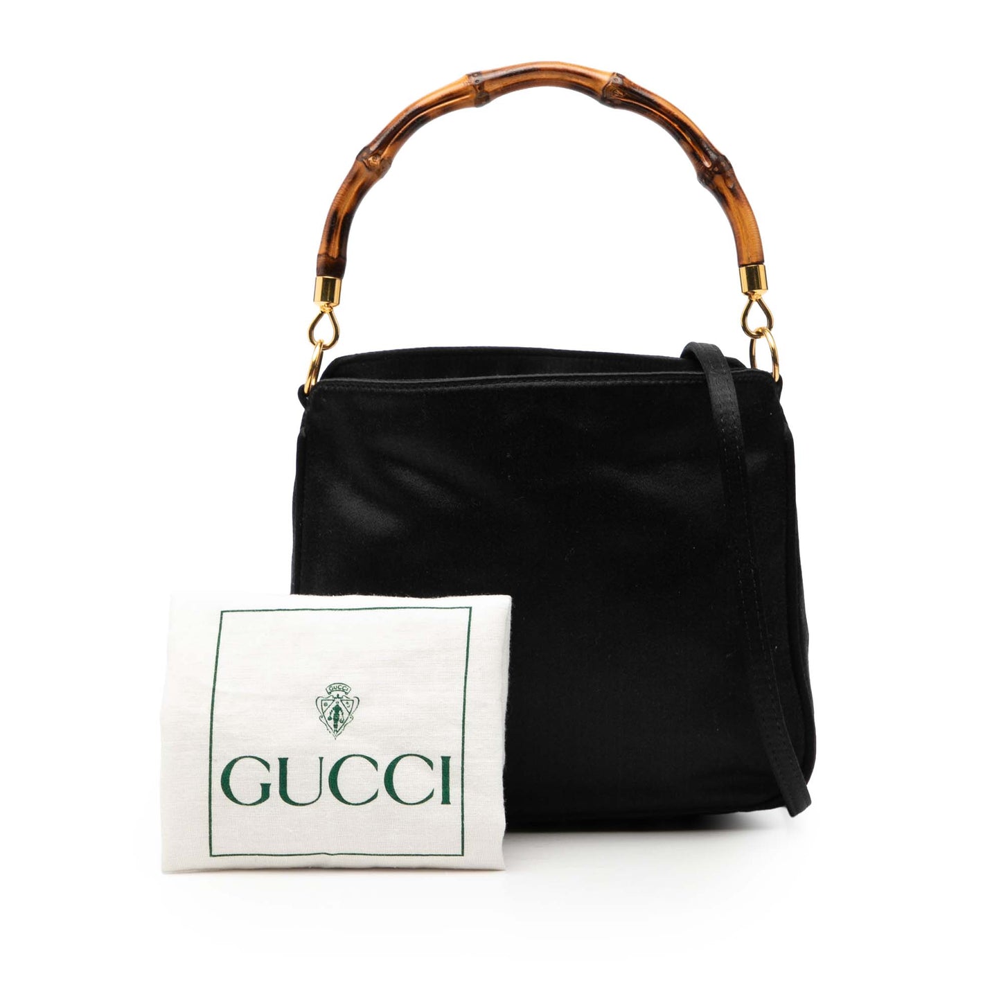 Gucci Bamboo Satin Satchel