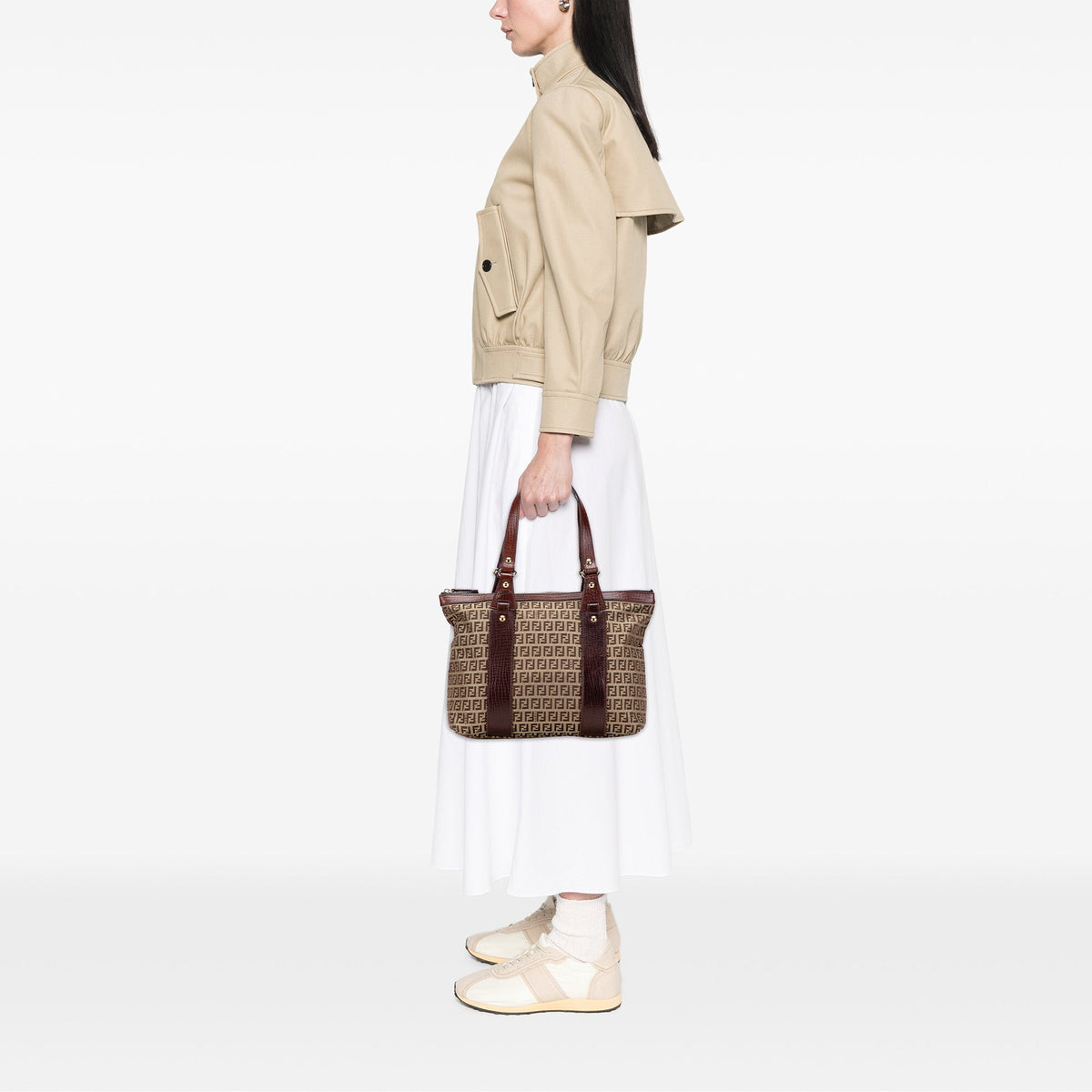 Fendi Zucchino Canvas Tote