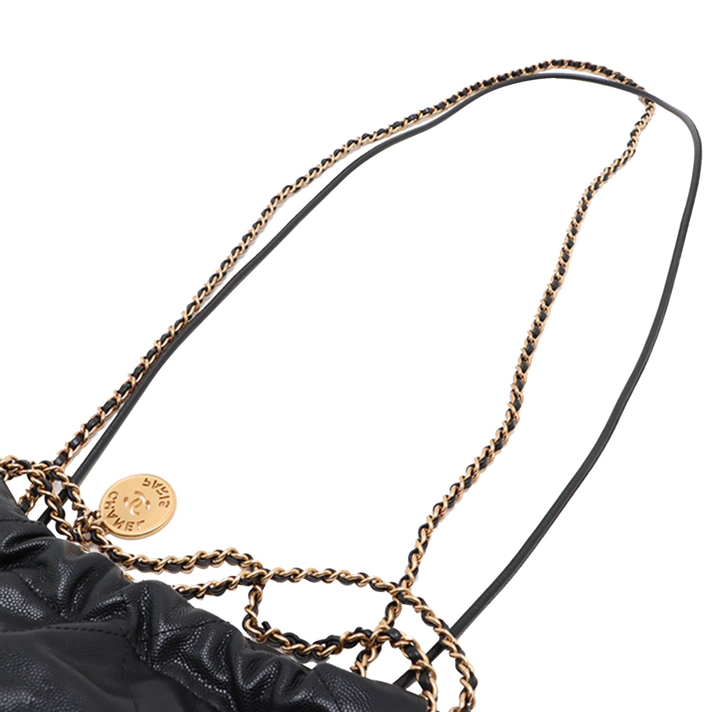Chanel Mini Shiny Caviar 22 Handbag