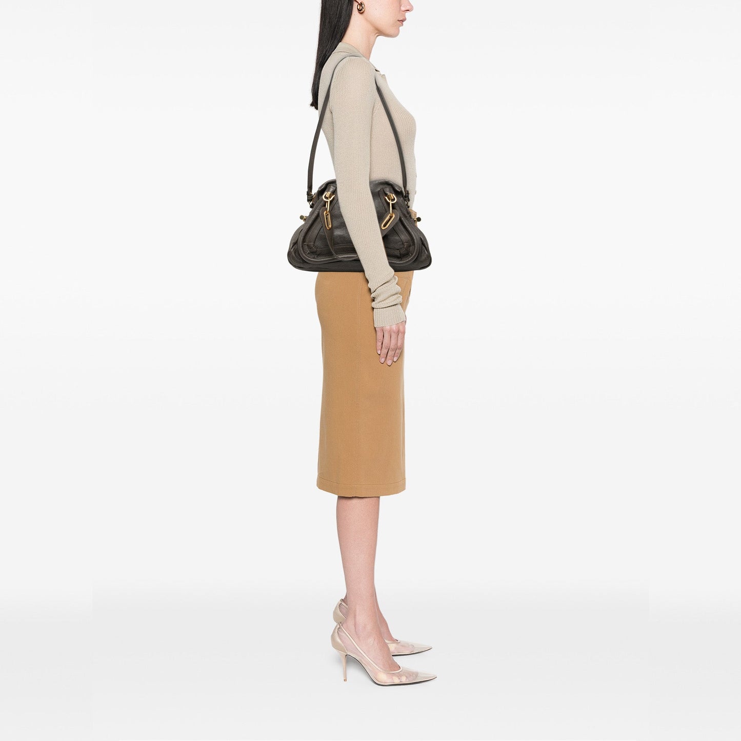 Chloé Medium Leather Paraty Satchel