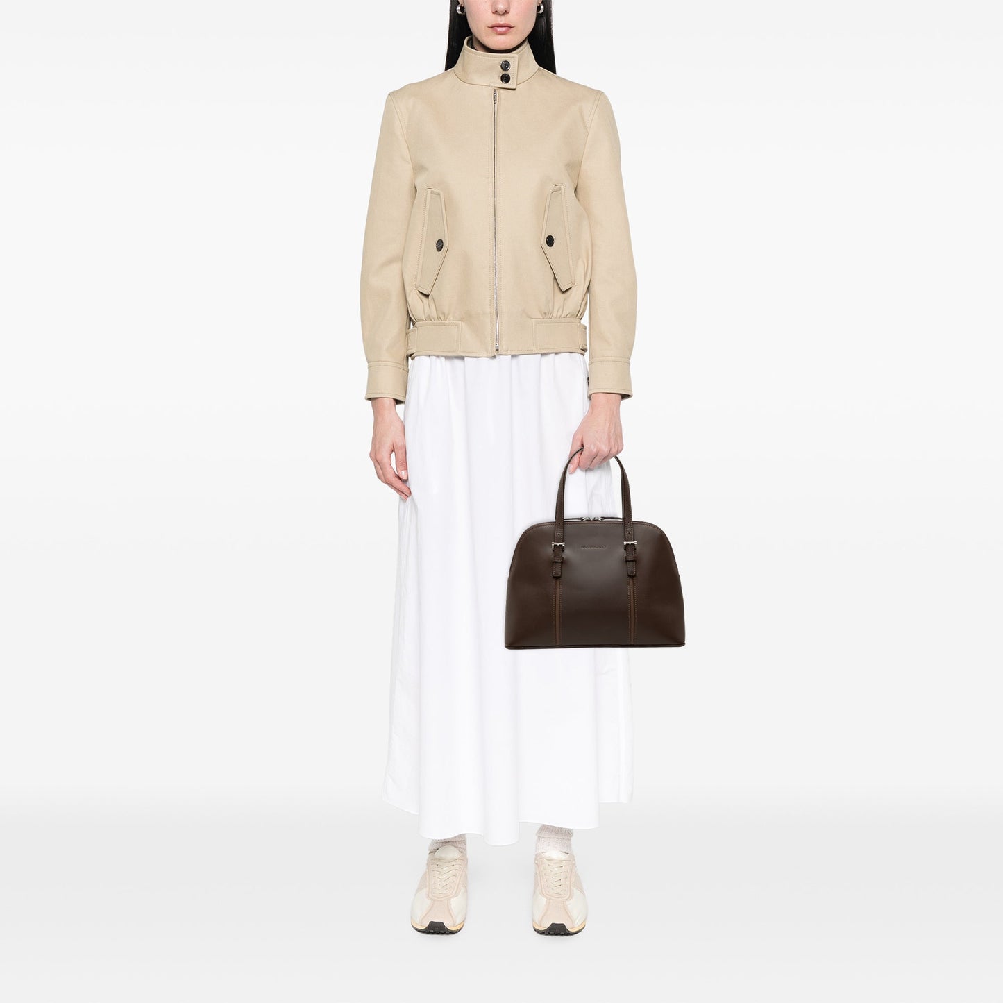 Burberry Leather Dome Handbag