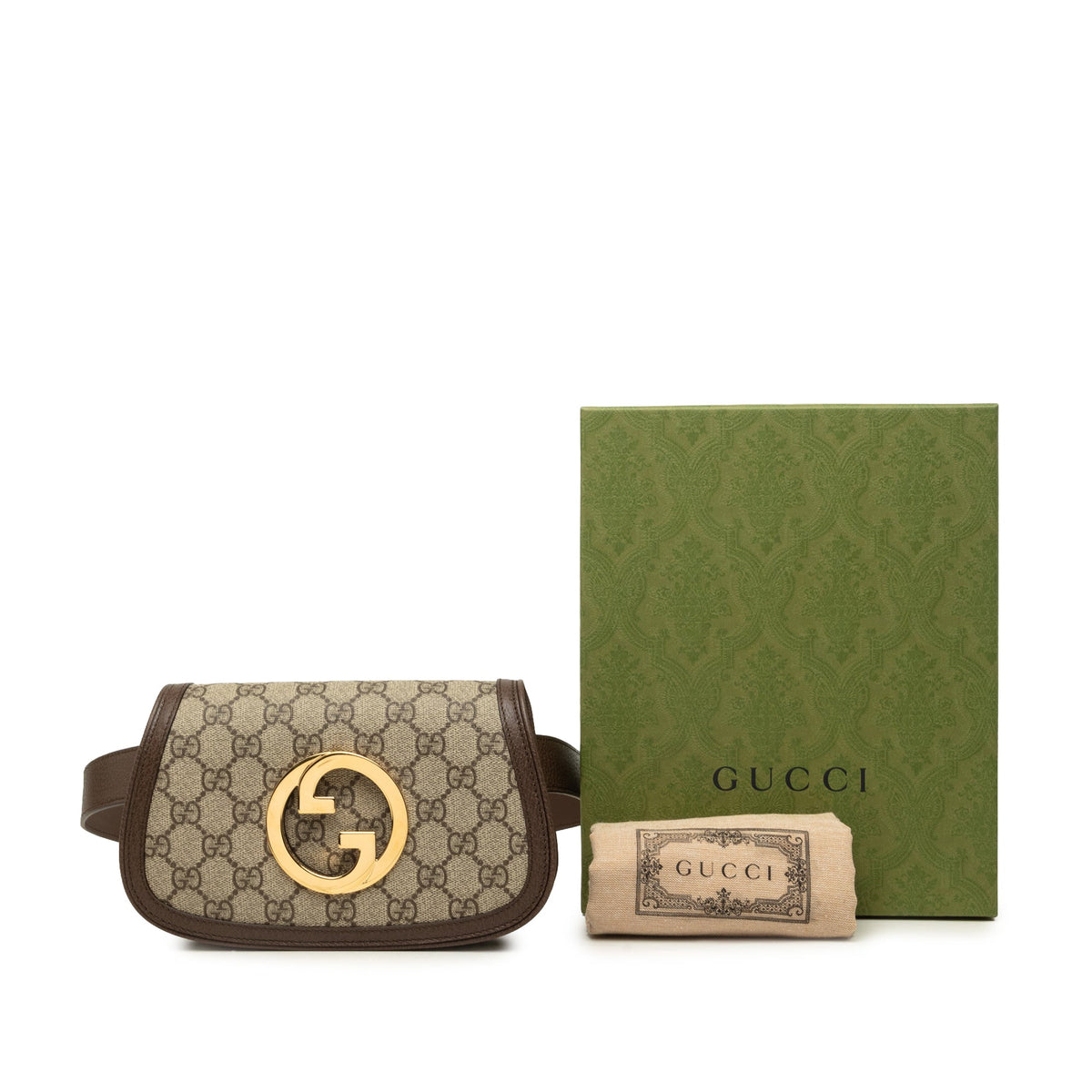 Gucci GG Supreme Blondie Belt Bag — Beige