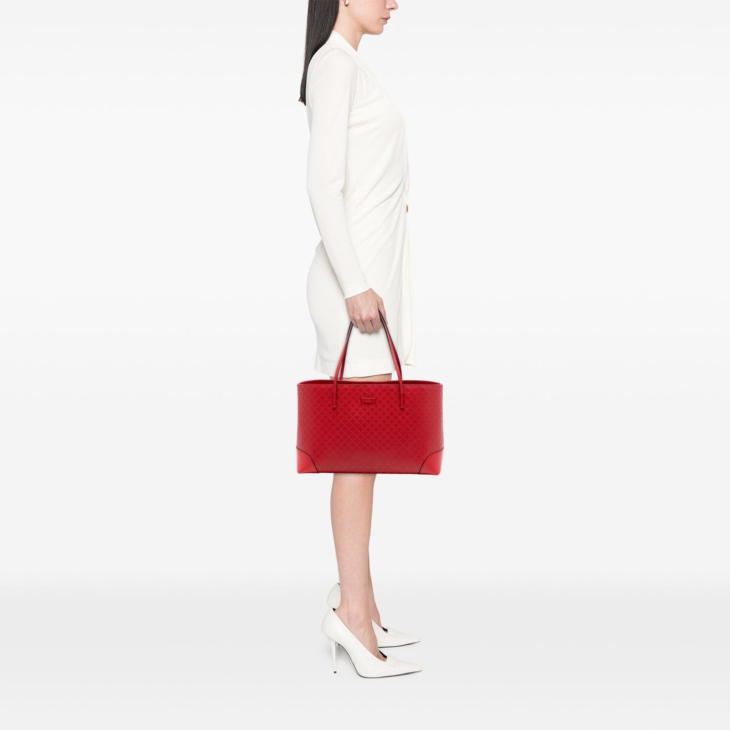Leather Diamante Bright Hilary Lux Tote