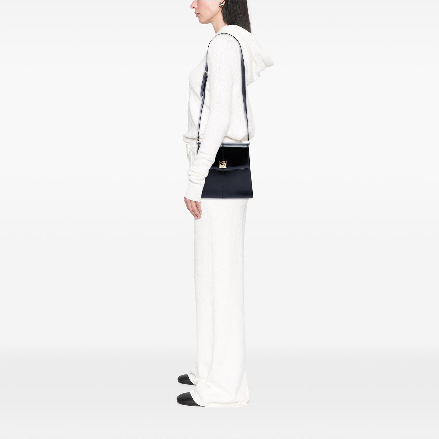 Saint Laurent Leather Monogram Crossbody