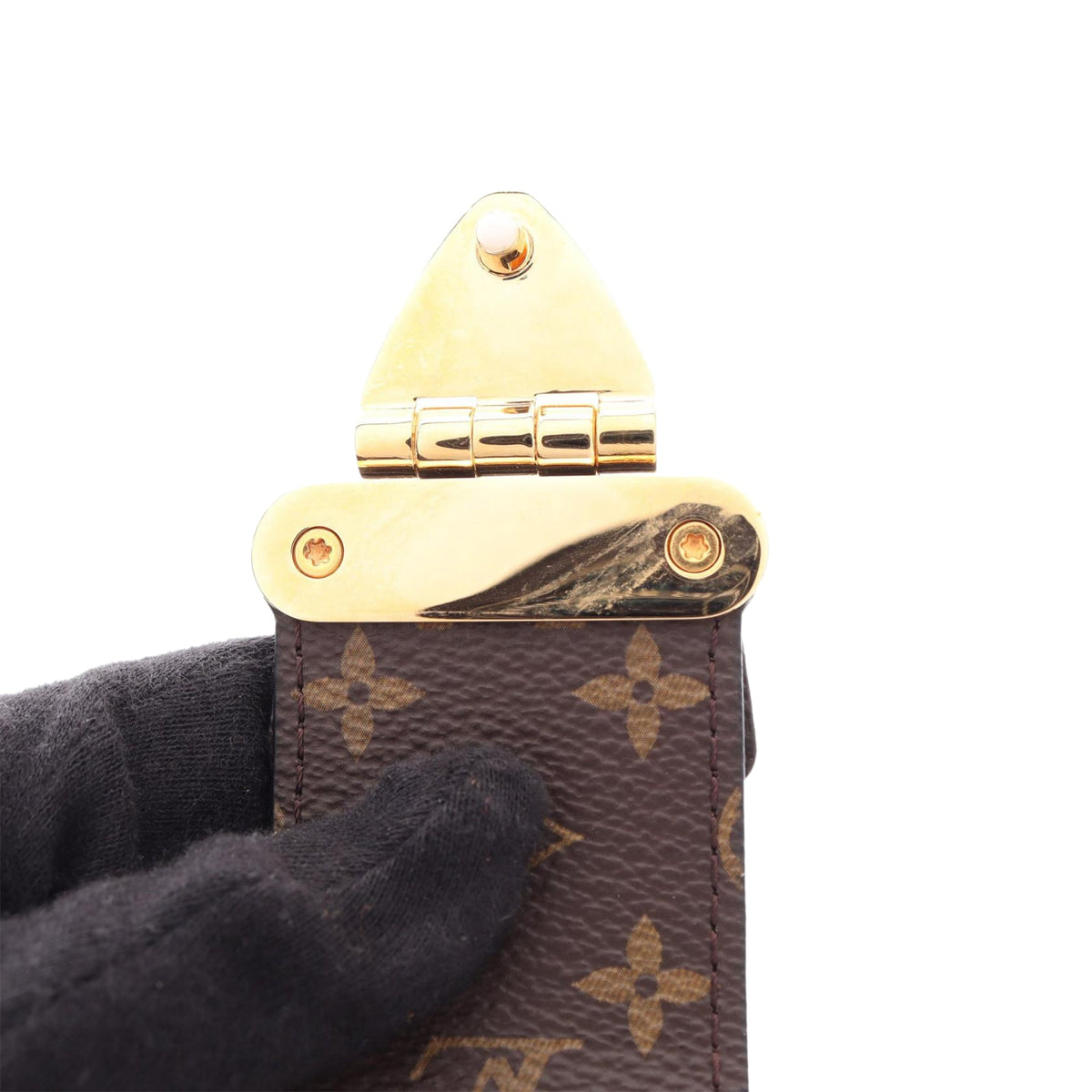 Louis Vuitton Monogram Reverse Petite Malle — Brown
