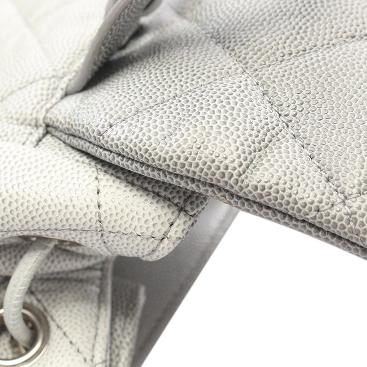 Chanel Lacquered CC Quilted Shaded Caviar My Everything Drawstring Backpack