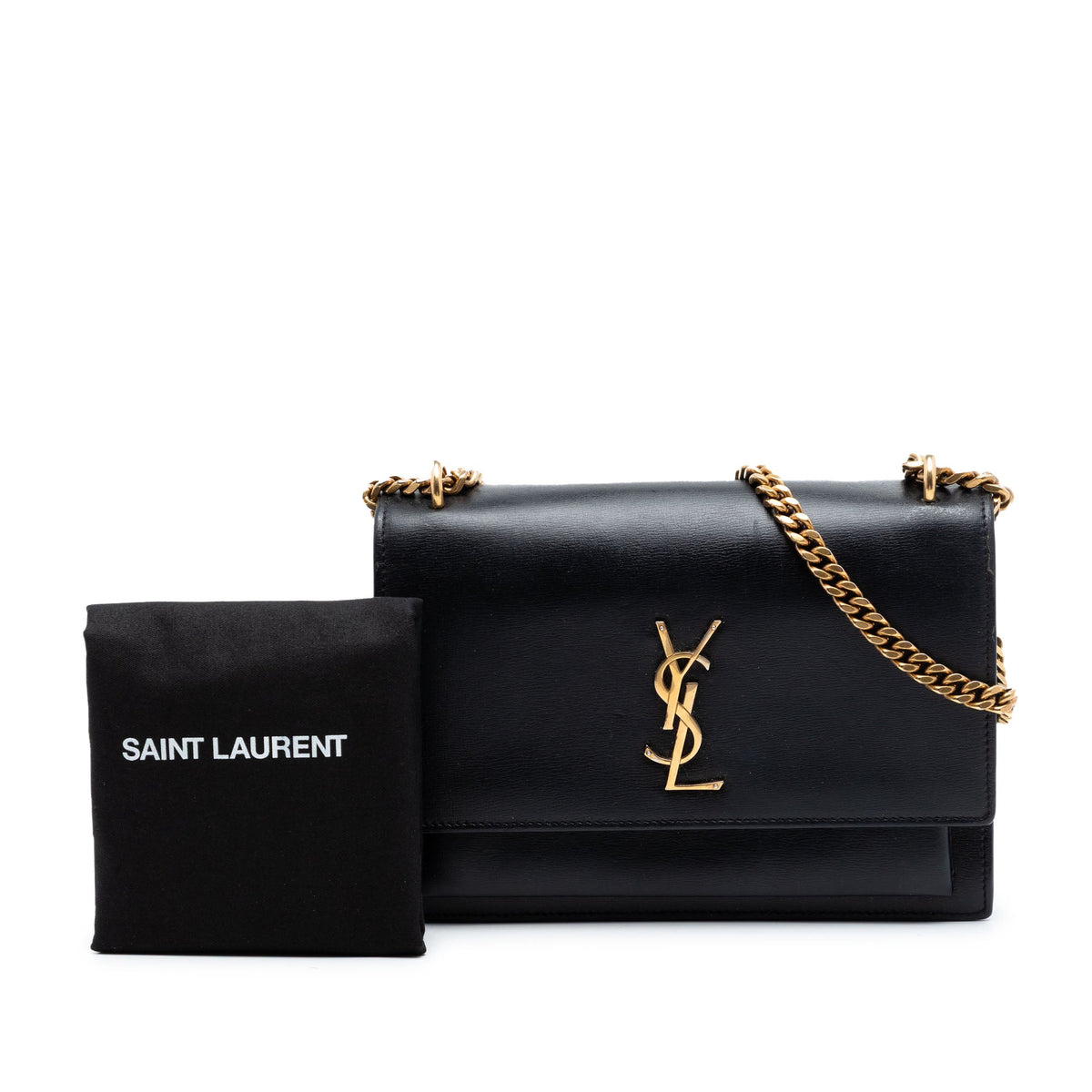 Saint Laurent Medium Calfskin Monogram Sunset Crossbody