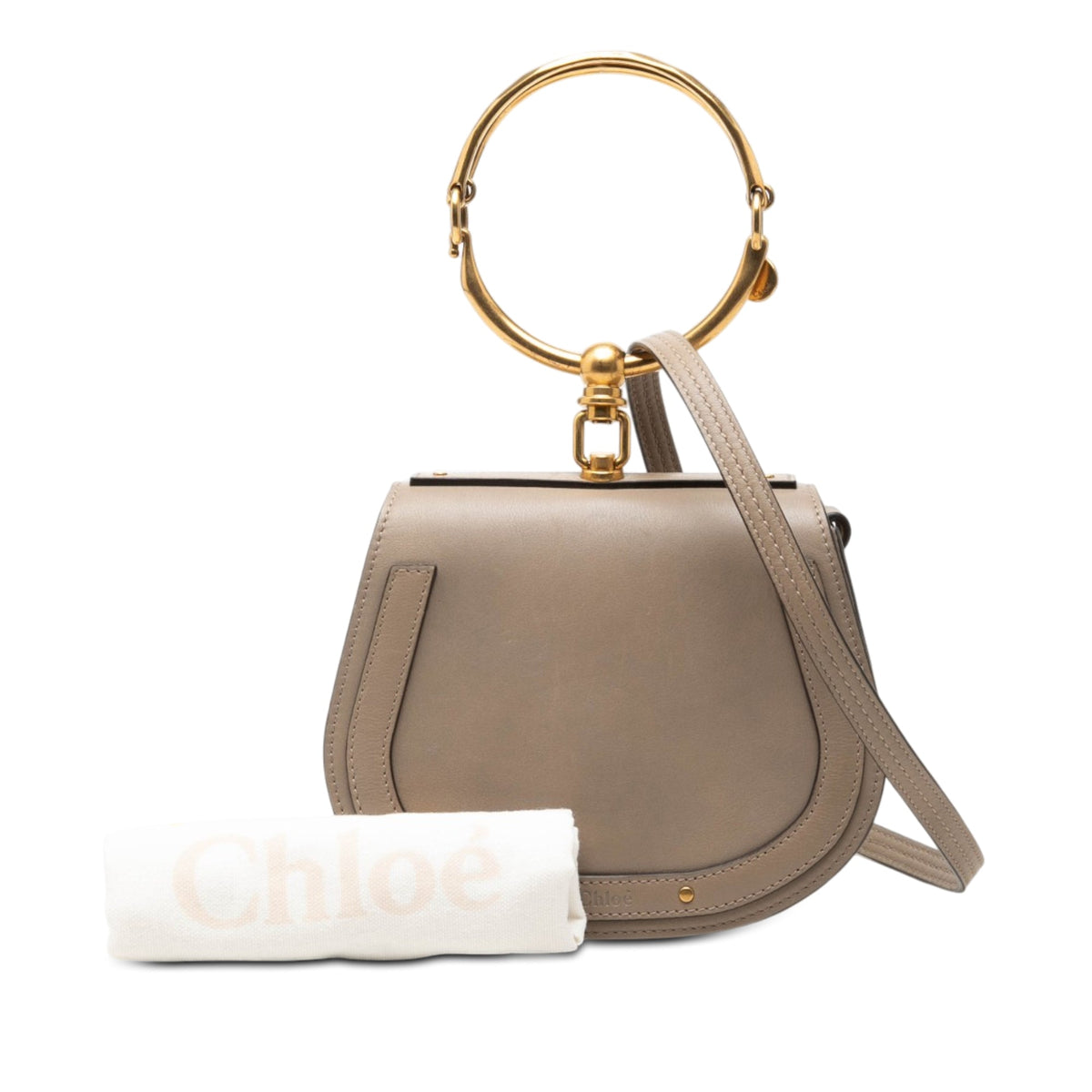 Chloé Small Leather Nile Bracelet Satchel
