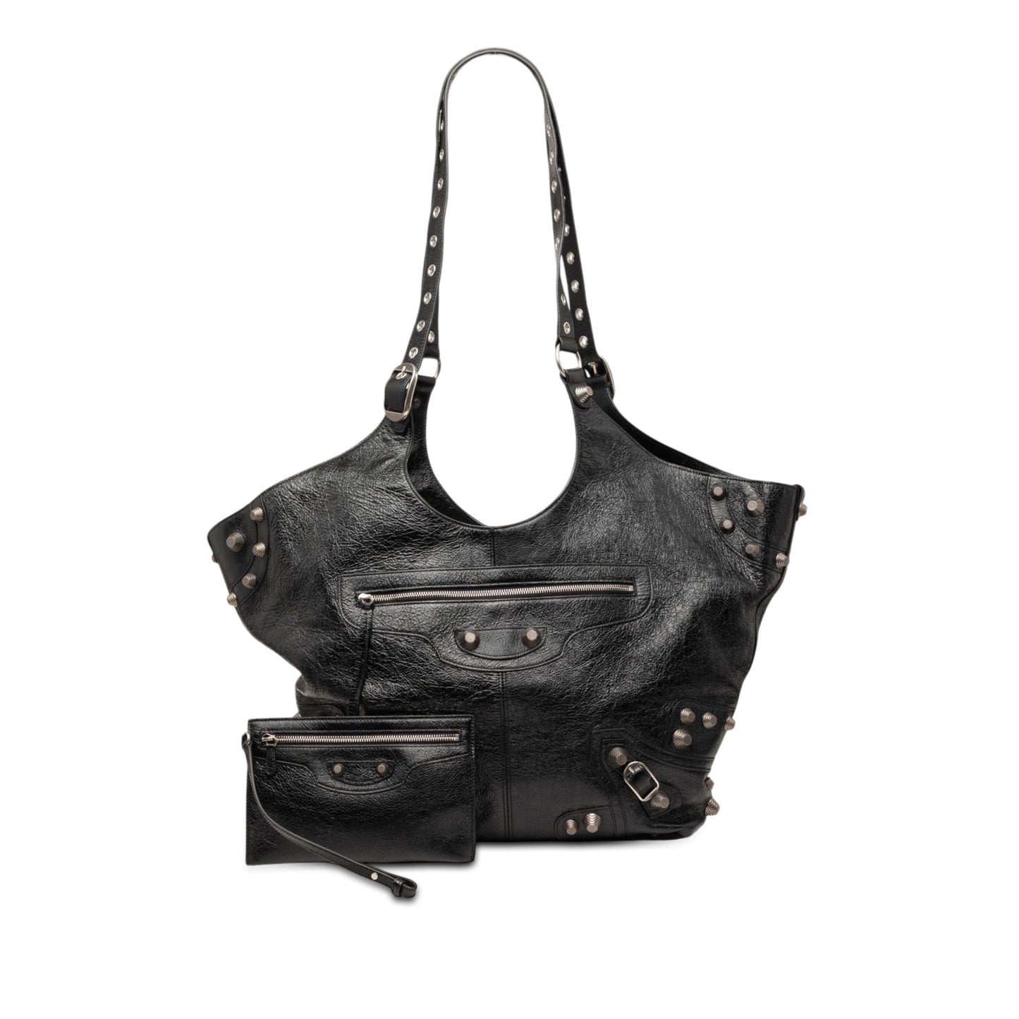 Balenciaga Medium Arena Lambskin Le Cagole Carry All Tote