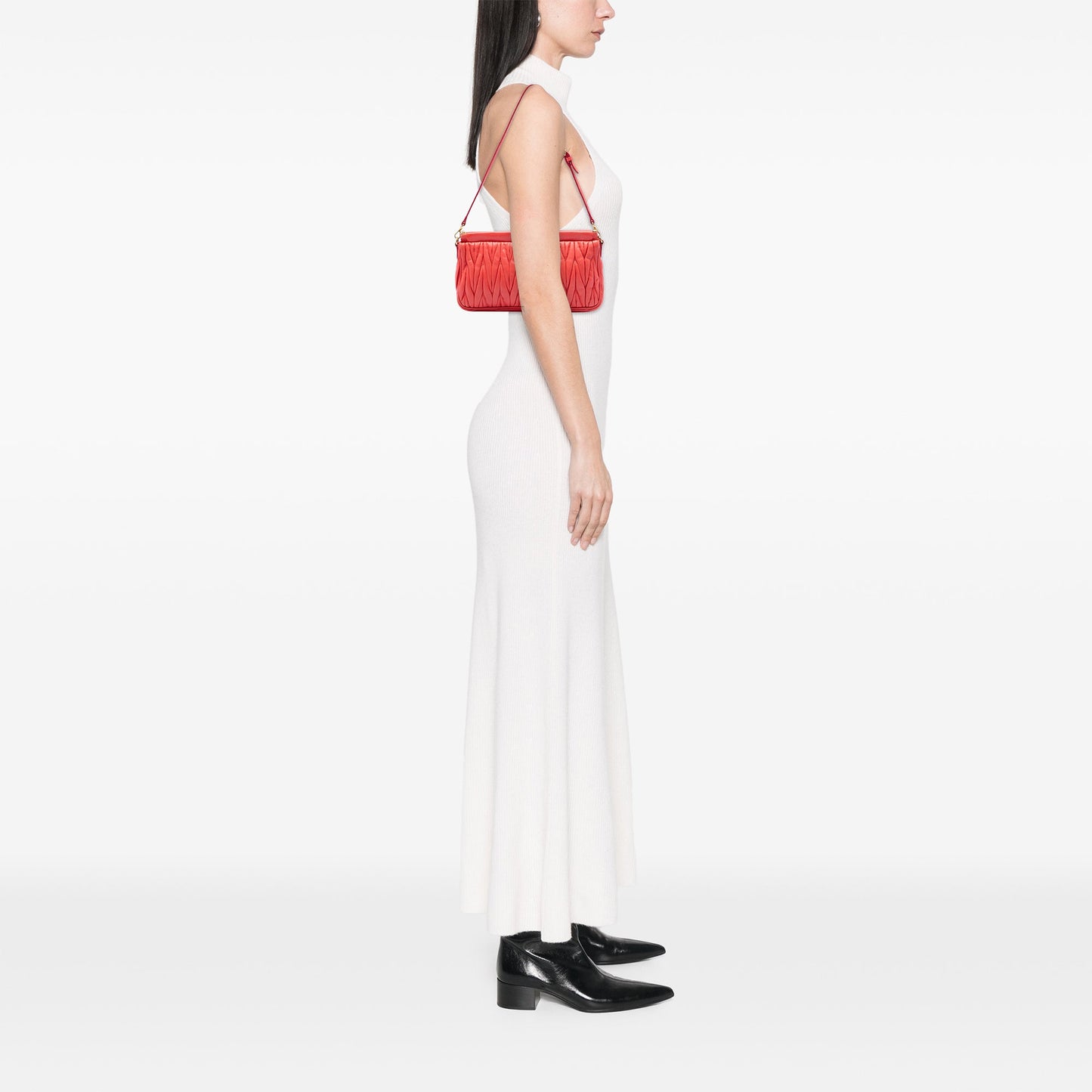 Miu Miu Matelasse Nappa Frame Shoulder Bag