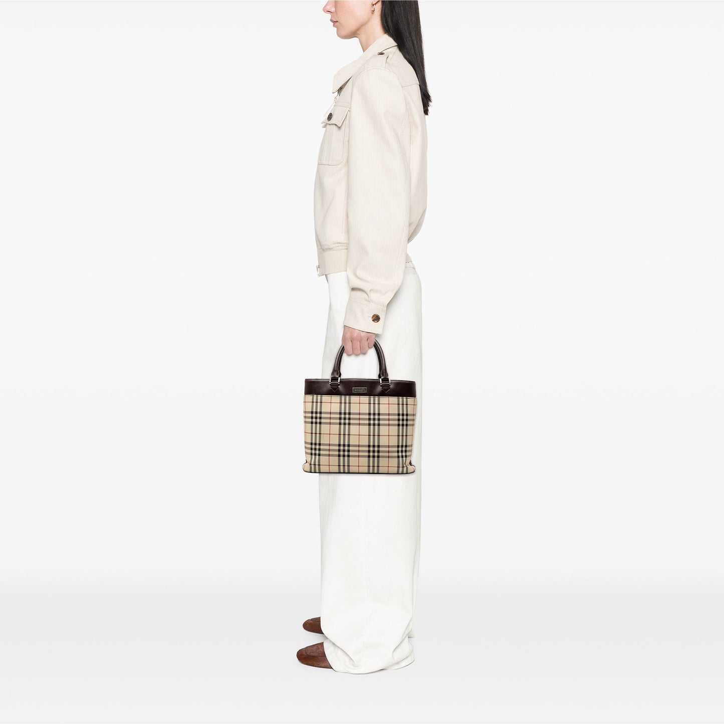 Burberry House Check Canvas Tote