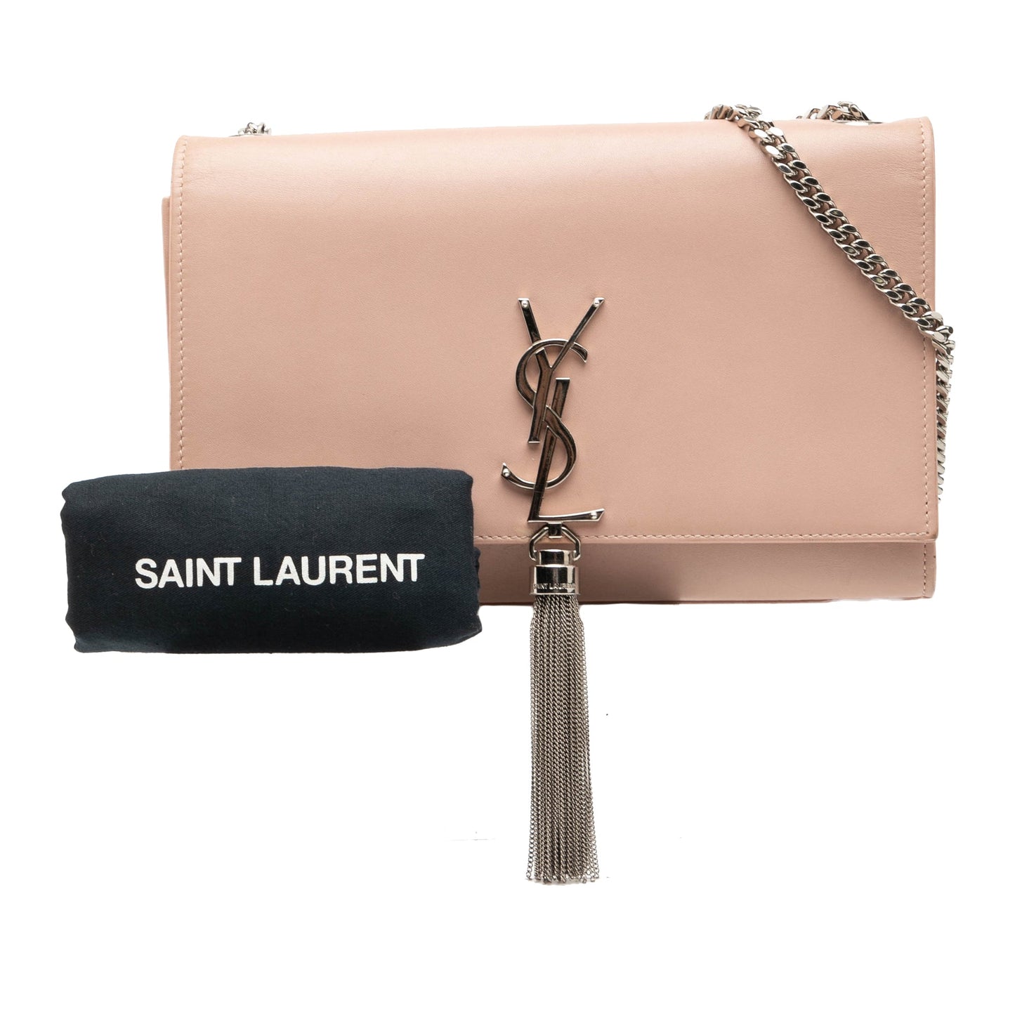 Medium Smooth Calfskin Classic Monogram Kate Tassel Crossbody
