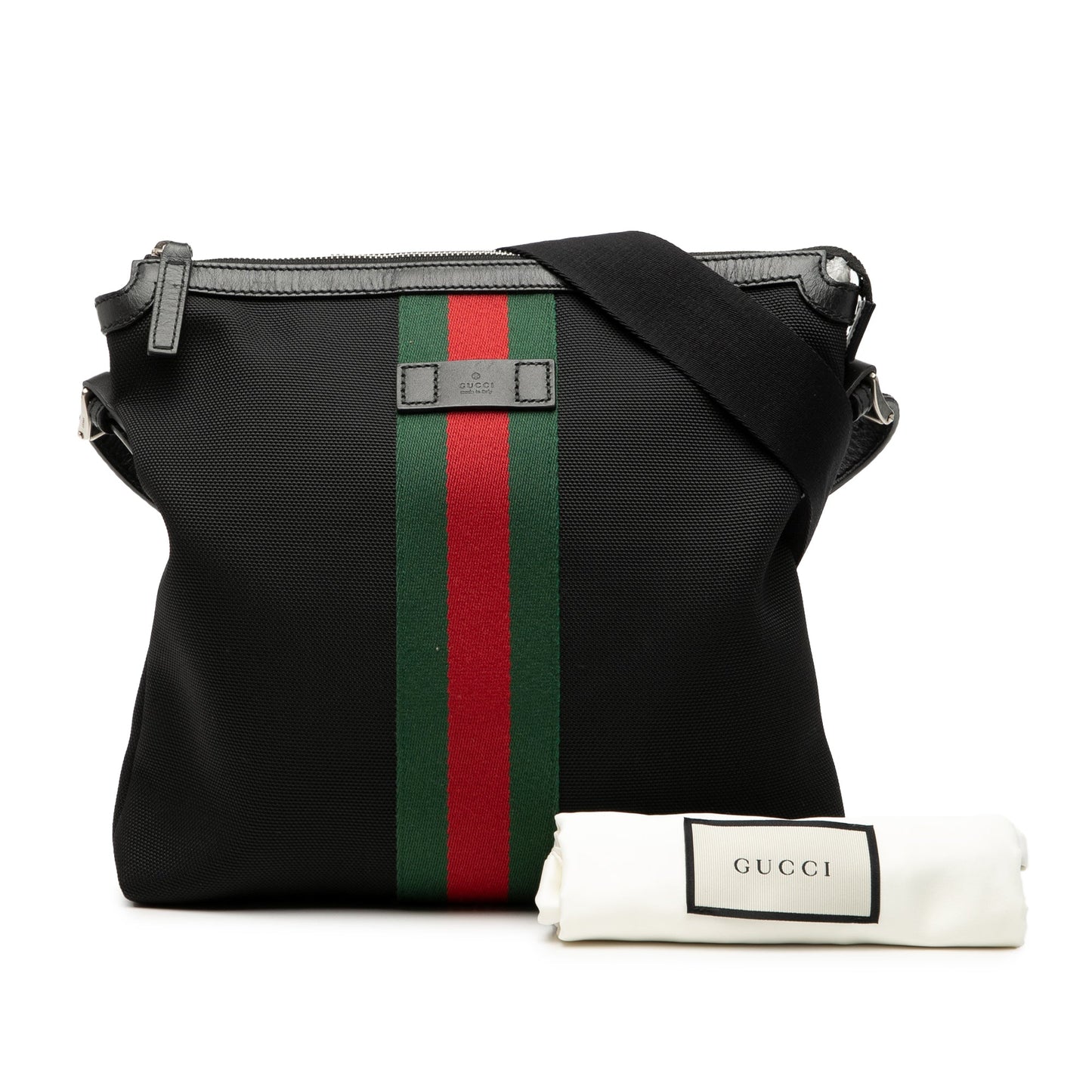 Gucci GG Techno Canvas Web Messenger Bag