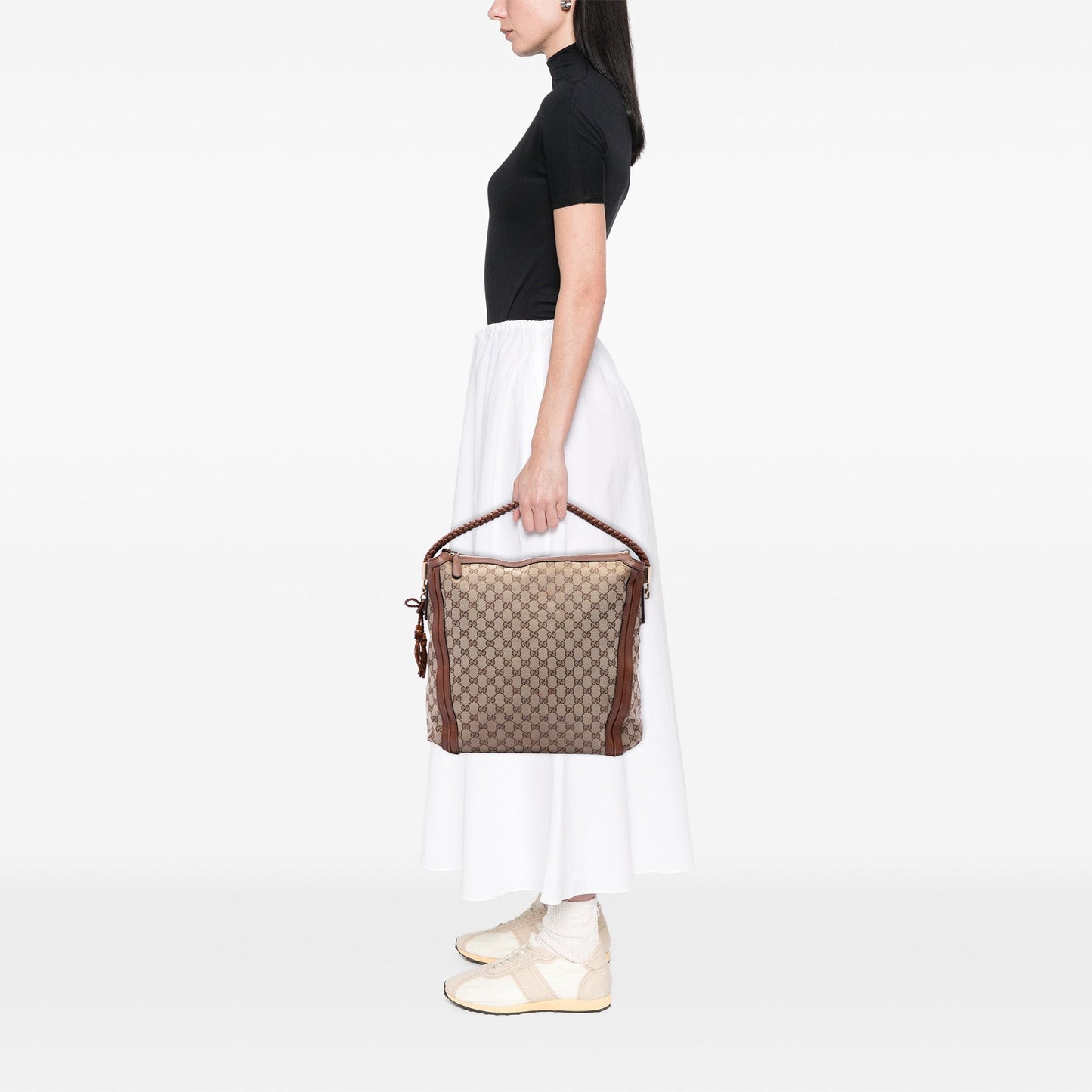 Gucci Large GG Canvas Bella Tote