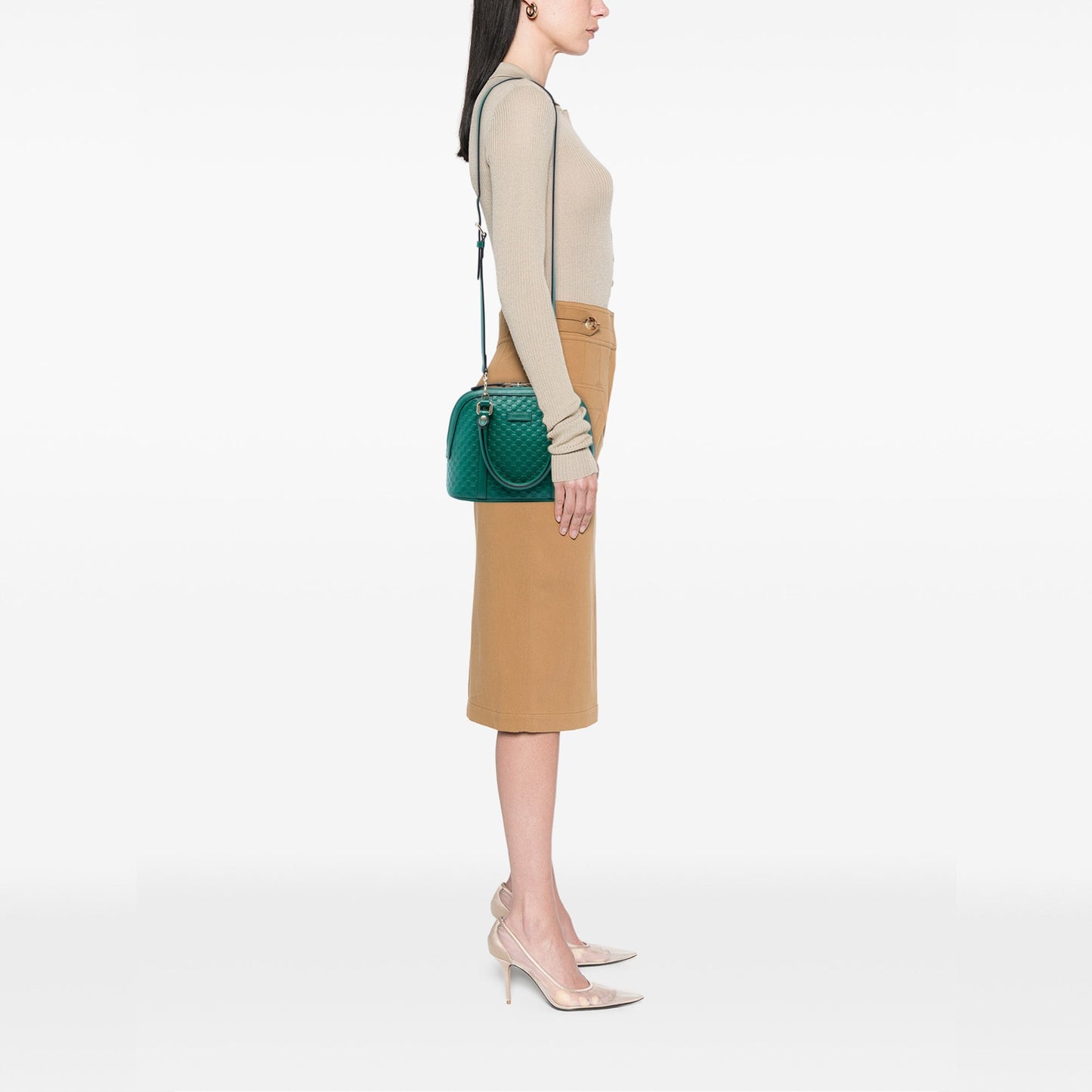 Gucci Mini Microguccissima Dome Satchel
