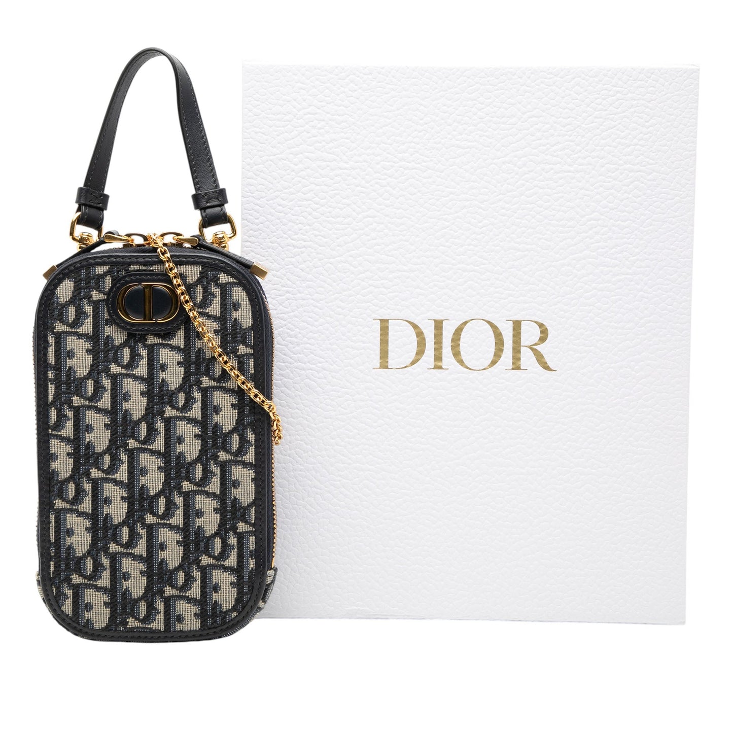 Dior Oblique Canvas 30 Montaigne Call in Dior Phone Holder