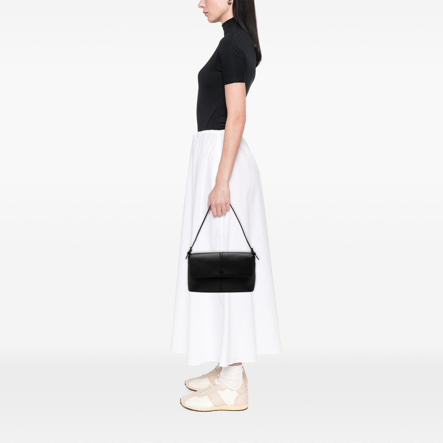 Burberry Leather Flap Shoulder Bag