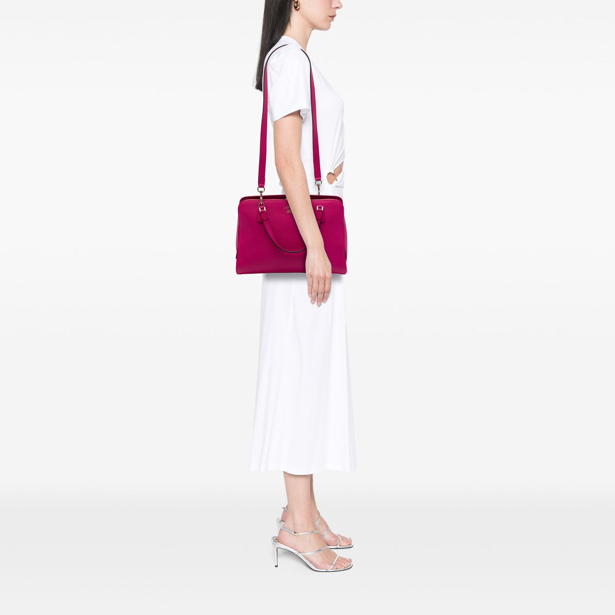 Gucci Calfskin Swing Top Handle Satchel