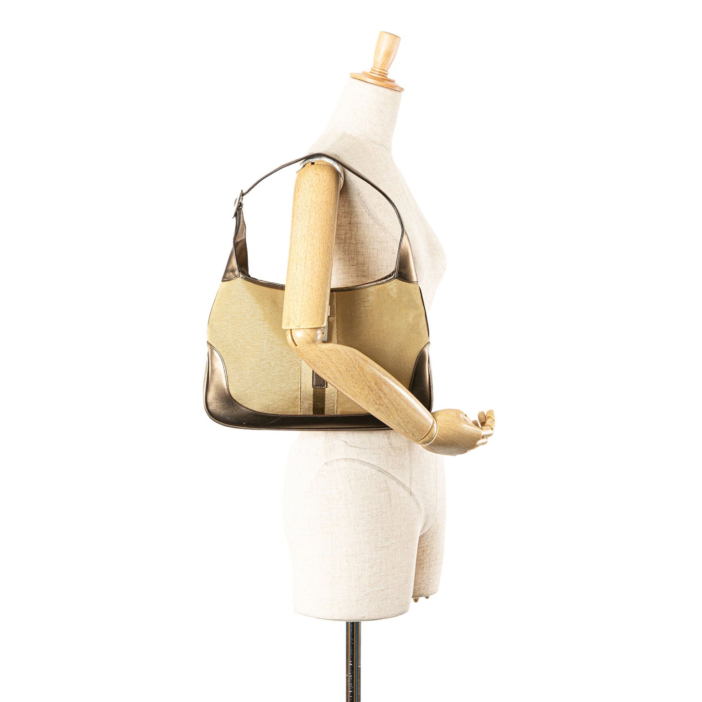 Canvas Web Jackie Shoulder Bag