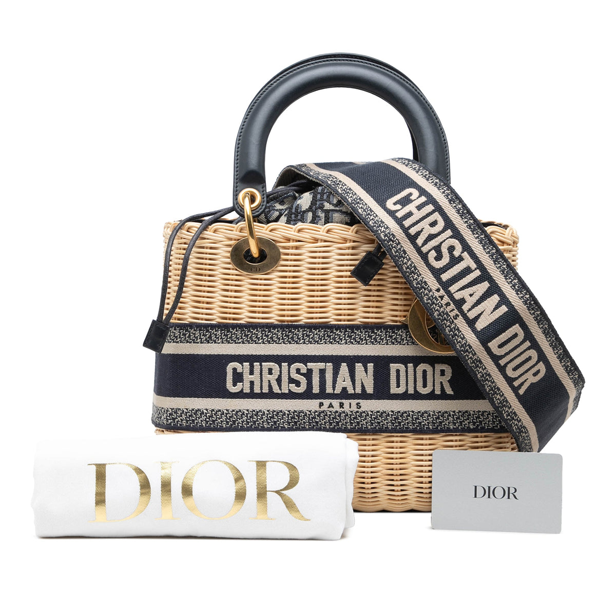 Dior Medium Wicker Oblique Lady Dior