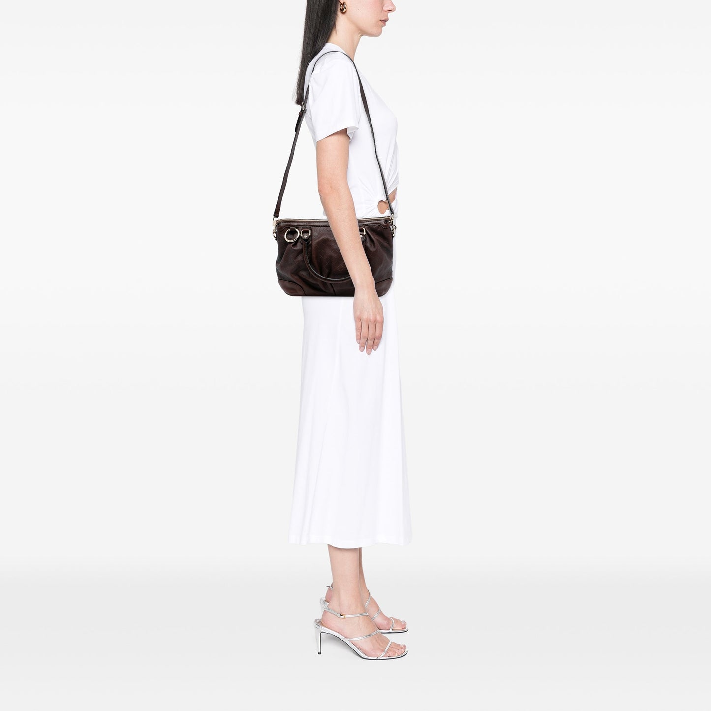 Gucci Diamante Calfksin Sukey Satchel