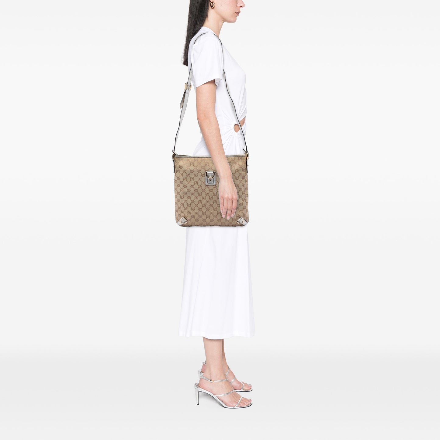 Gucci GG Canvas Abbey D Ring Crossbody