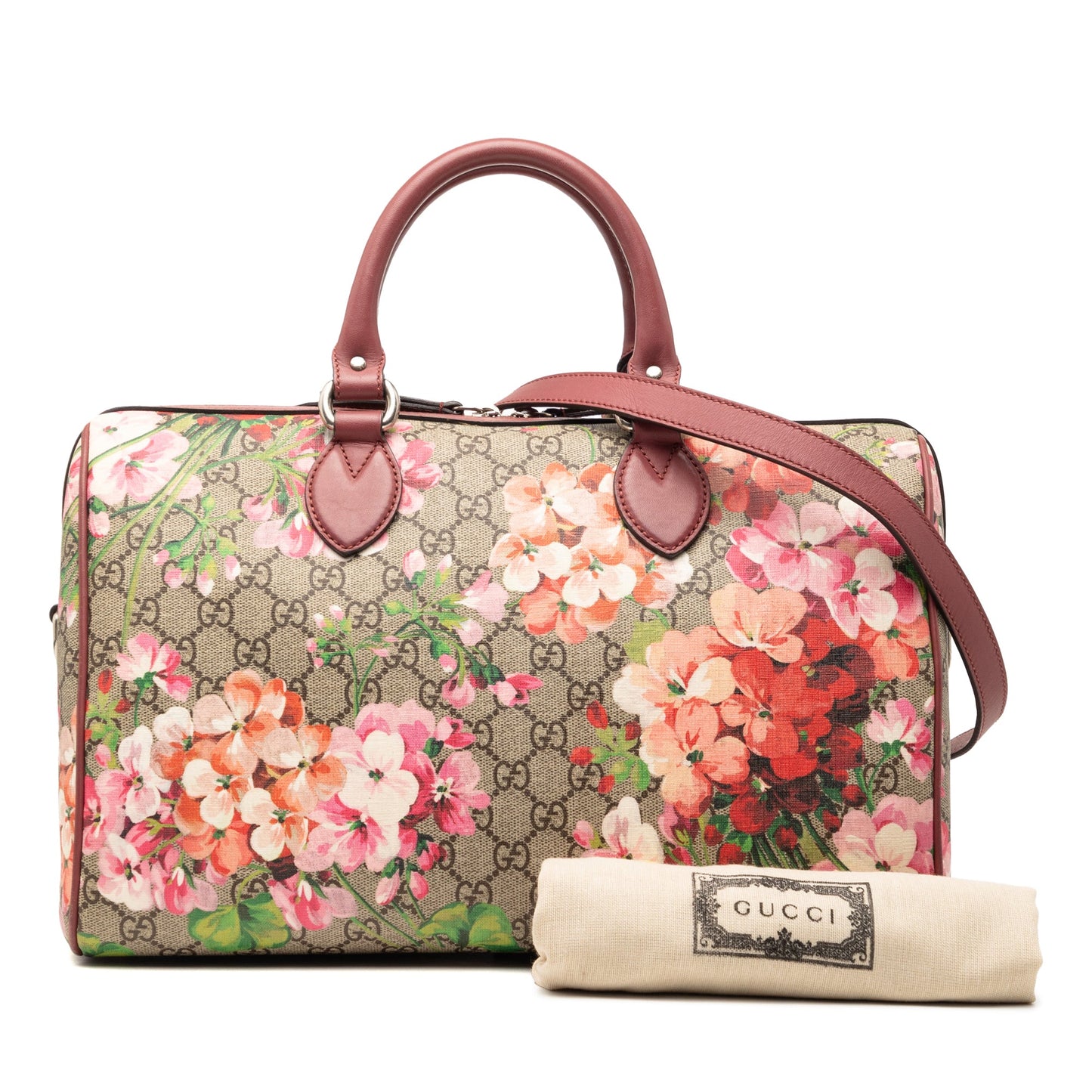 Gucci Medium GG Supreme Blooms Satchel