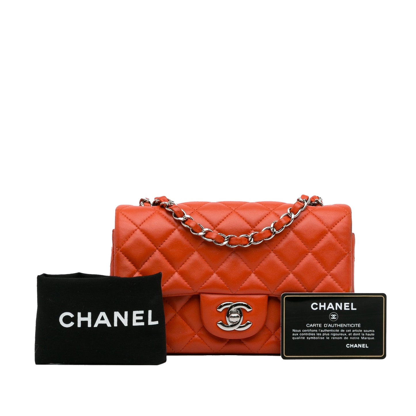 Chanel Mini Rectangular Classic Lambskin Single Flap
