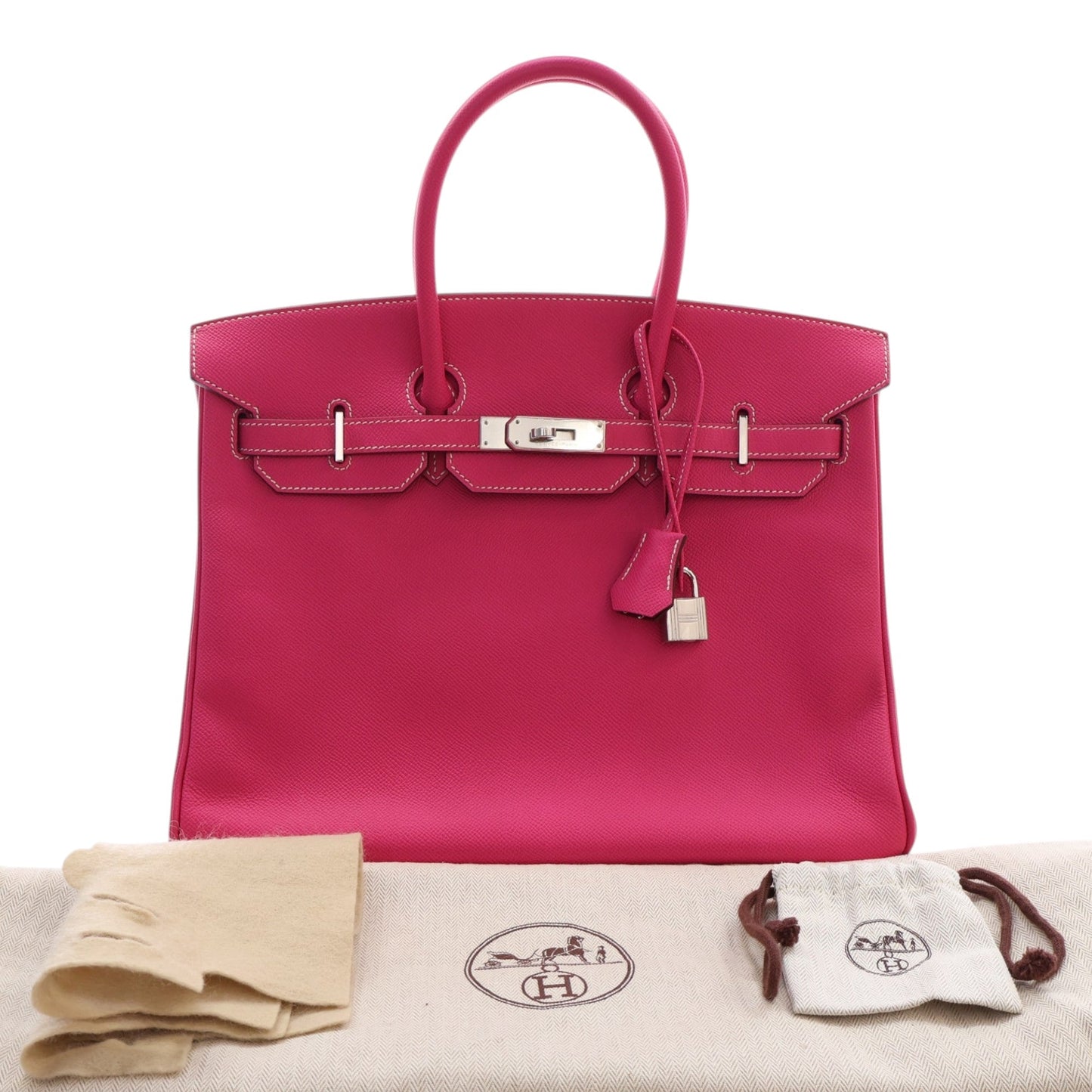 Hermès Epsom Candy Verso Birkin Retourne 35