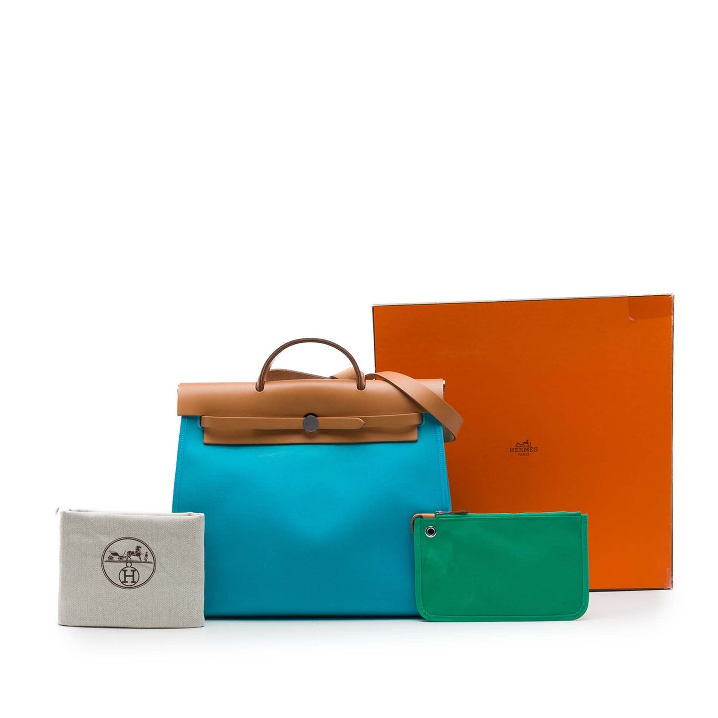 Hermès Toile Verso Herbag Zip 39
