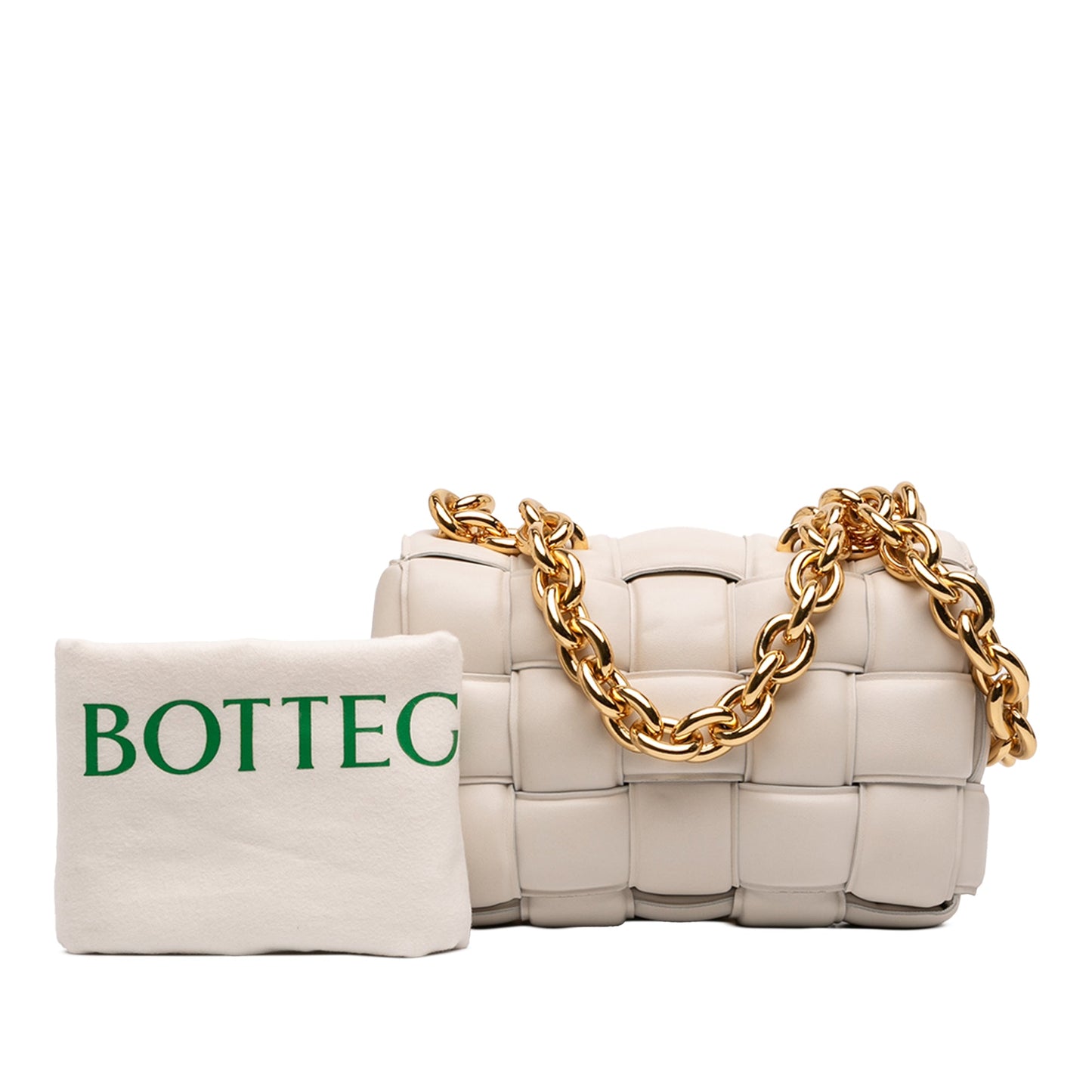 Bottega Veneta Nappa Intrecciato Padded Chain Cassette Satchel