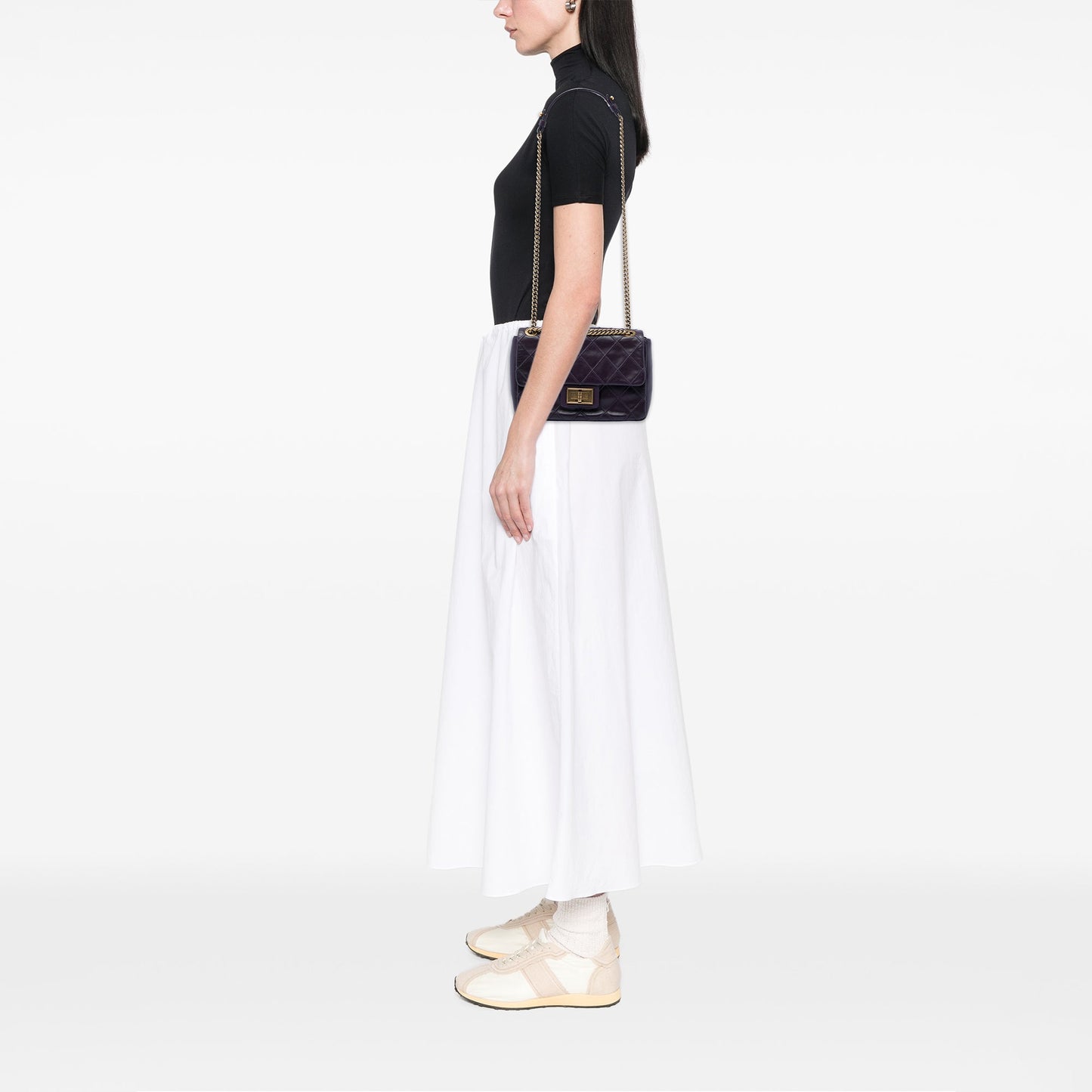 Chanel Small Diamond Debossed Calfskin Reissue 2.55 Cosmos Flap