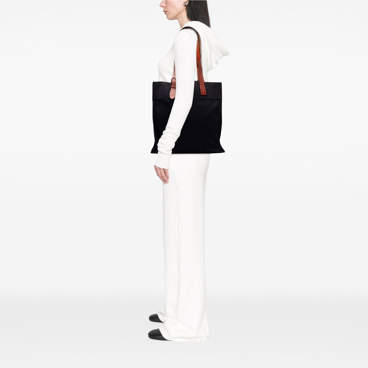Hermès Toile Etriviere Shopping Tote — Blue
