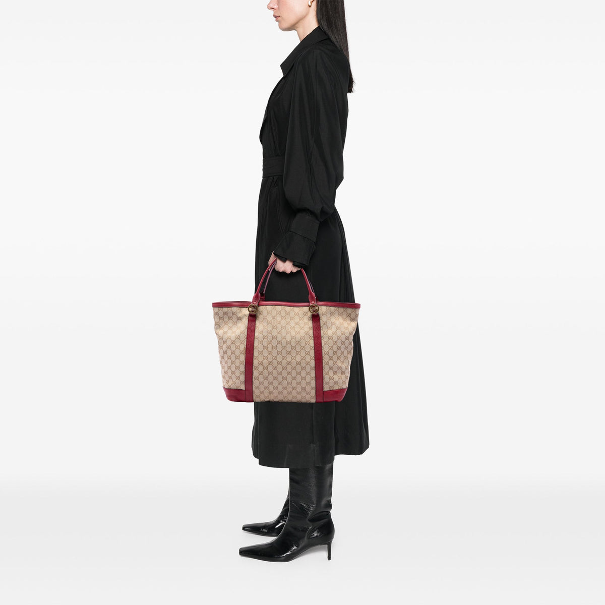 Gucci GG Canvas Twins Tote
