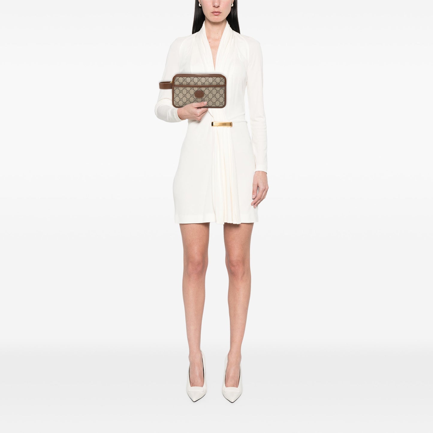 Gucci GG Supreme Interlocking G Clutch