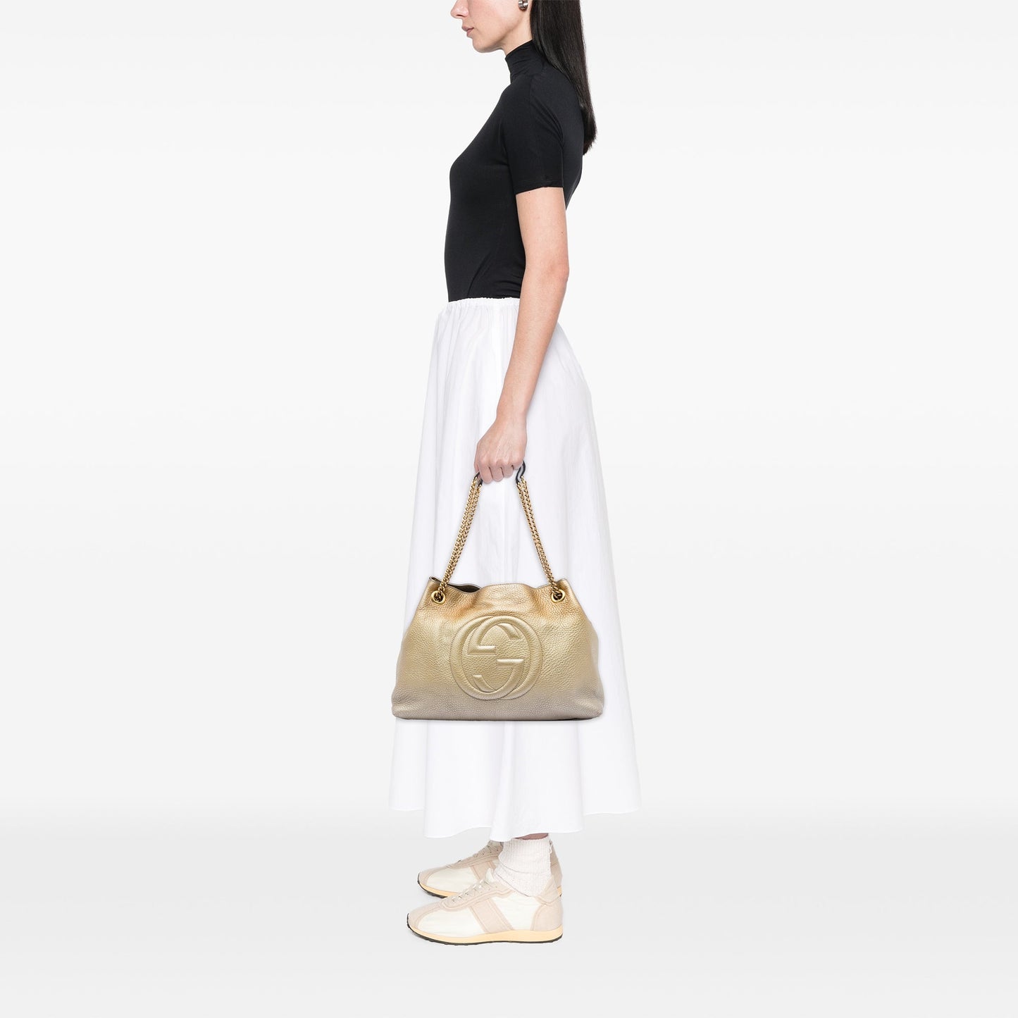 Gucci Medium Ombre Calfskin Soho Chain Tote